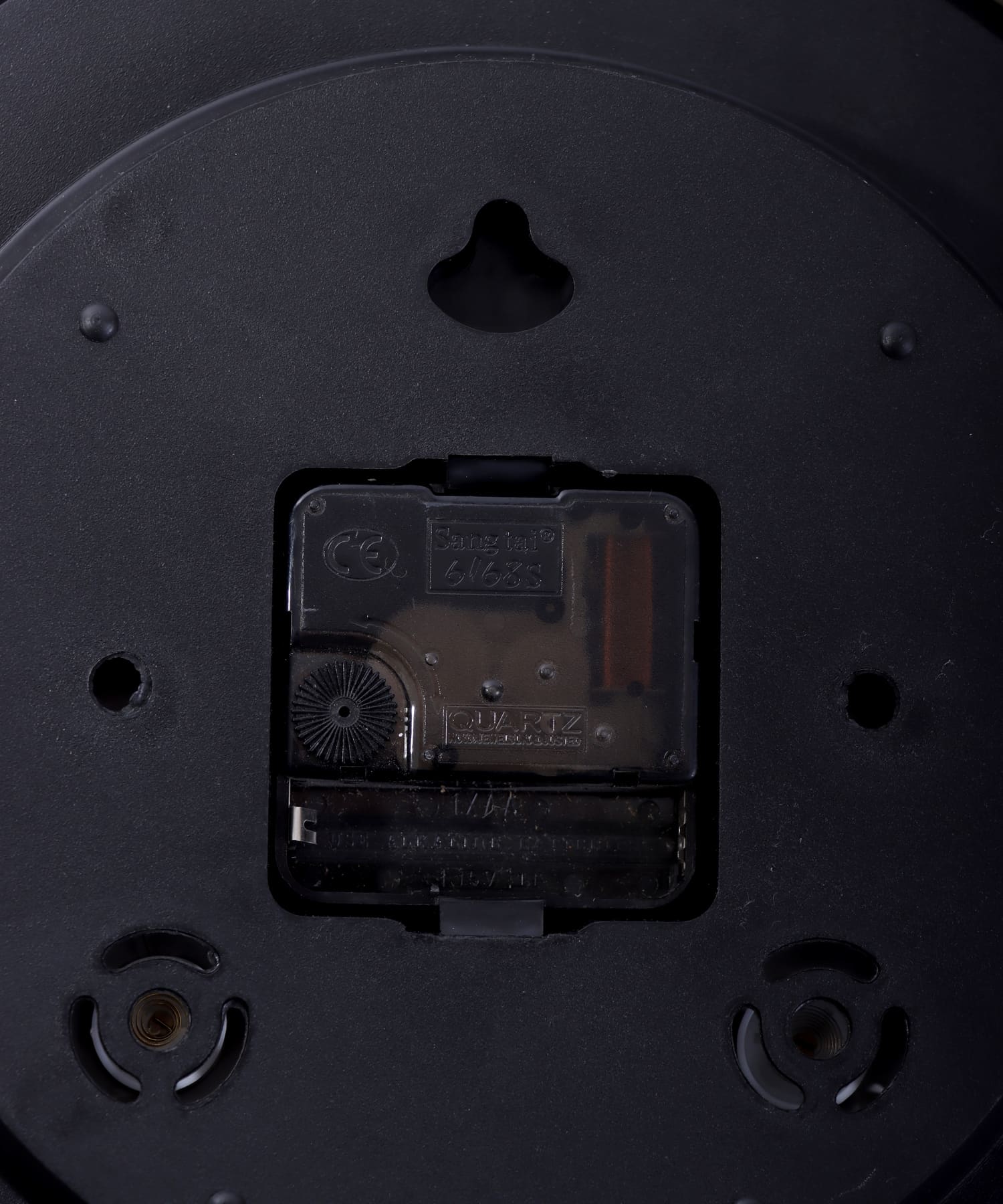 3COINS(スリーコインズ) 湿温度計付掛け時計