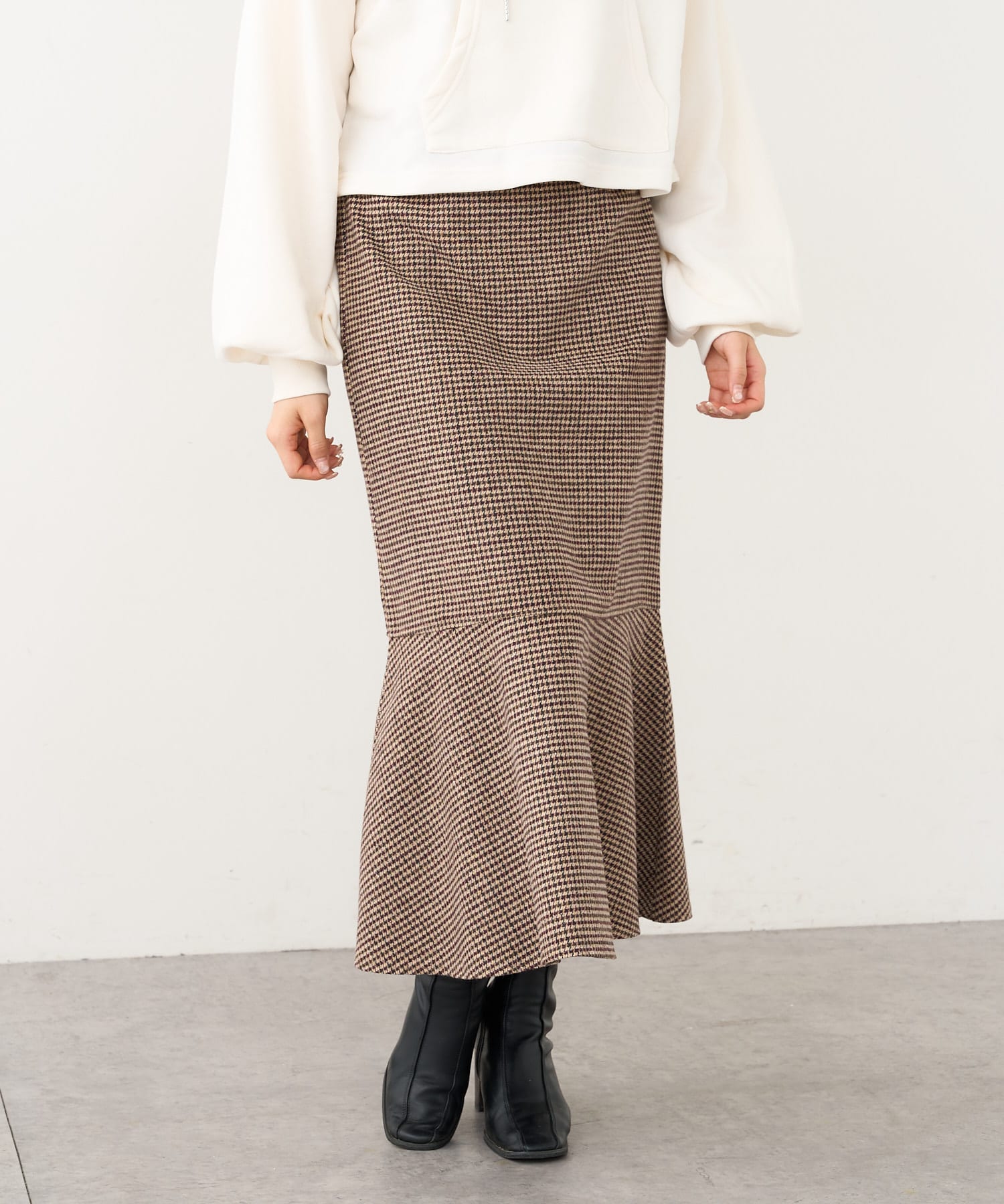 チェックアソート マーメイドSK | NICE CLAUP / OLIVE des OLIVE OUTLET(ナイスクラップ / オリーブ デ ...