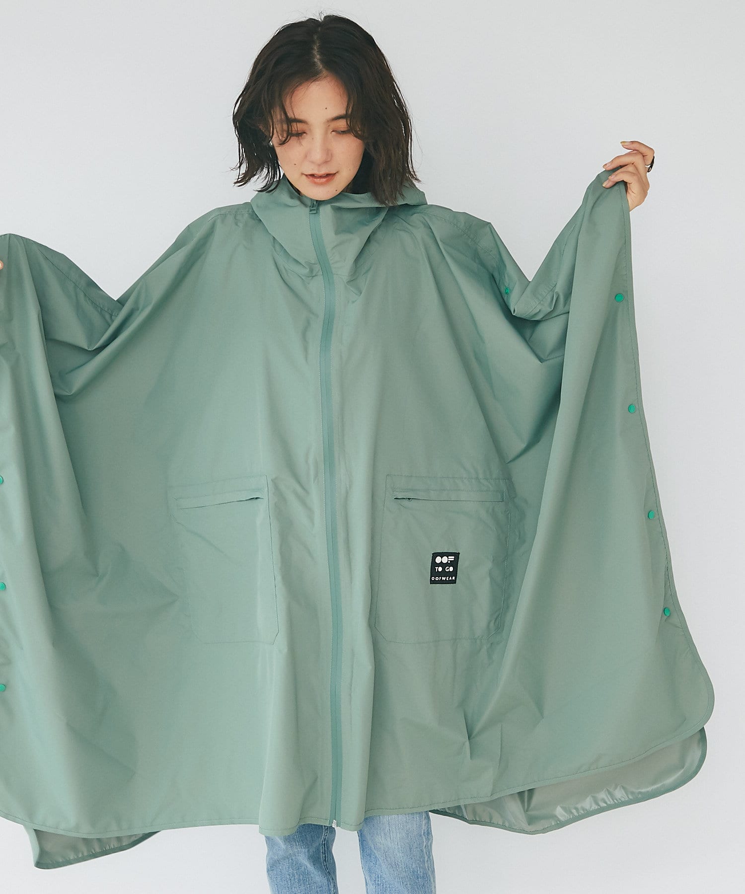 OOF WEAR オーフウェア PONCHO JACKET ポンチョジャケット - モッズコート