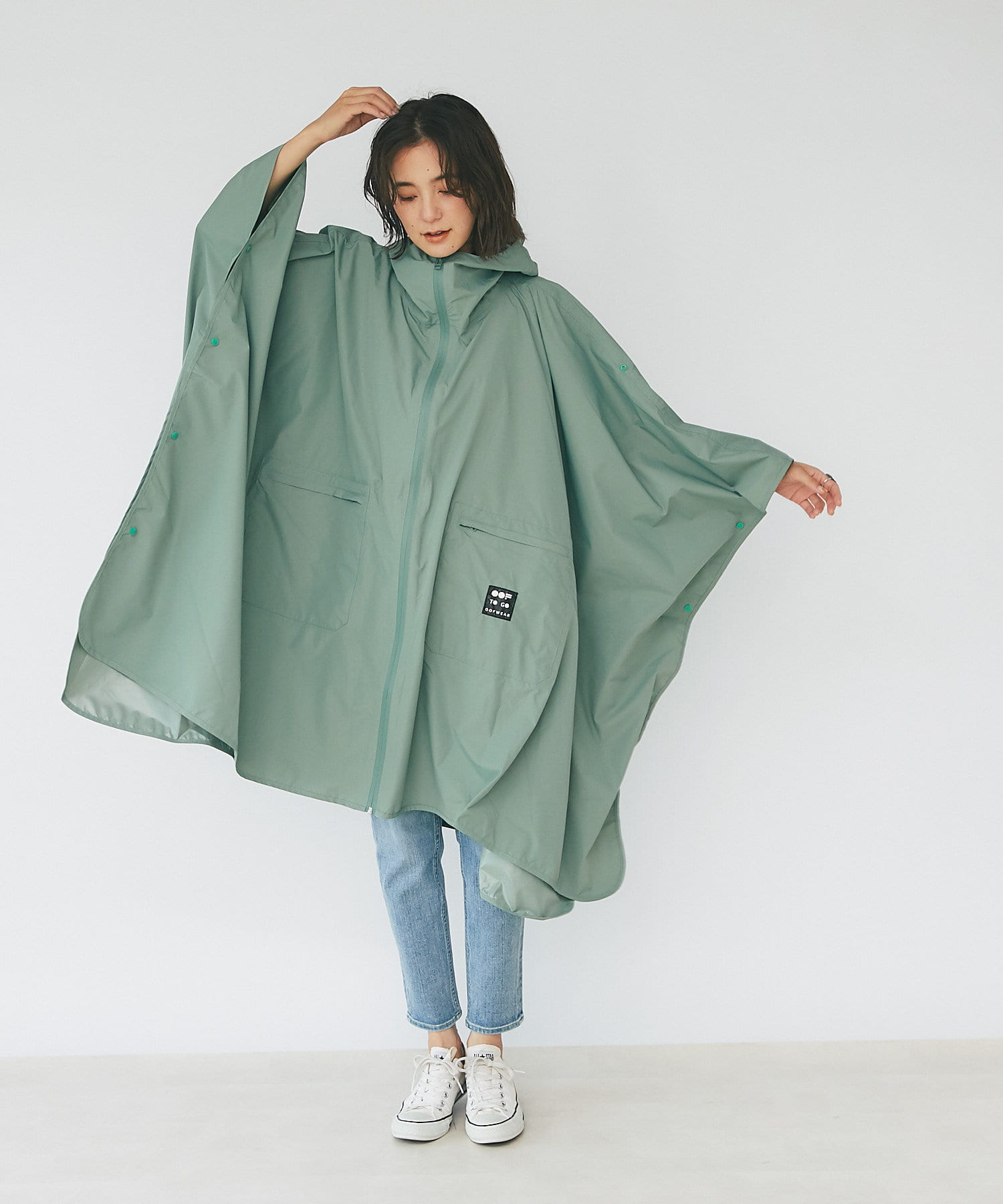 OOF WEAR オーフウェア PONCHO JACKET ポンチョジャケット - モッズコート