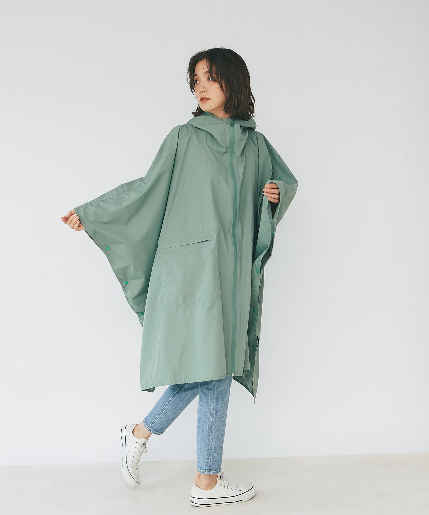 OOF WEAR オーフウェア PONCHO JACKET ポンチョジャケット - モッズコート