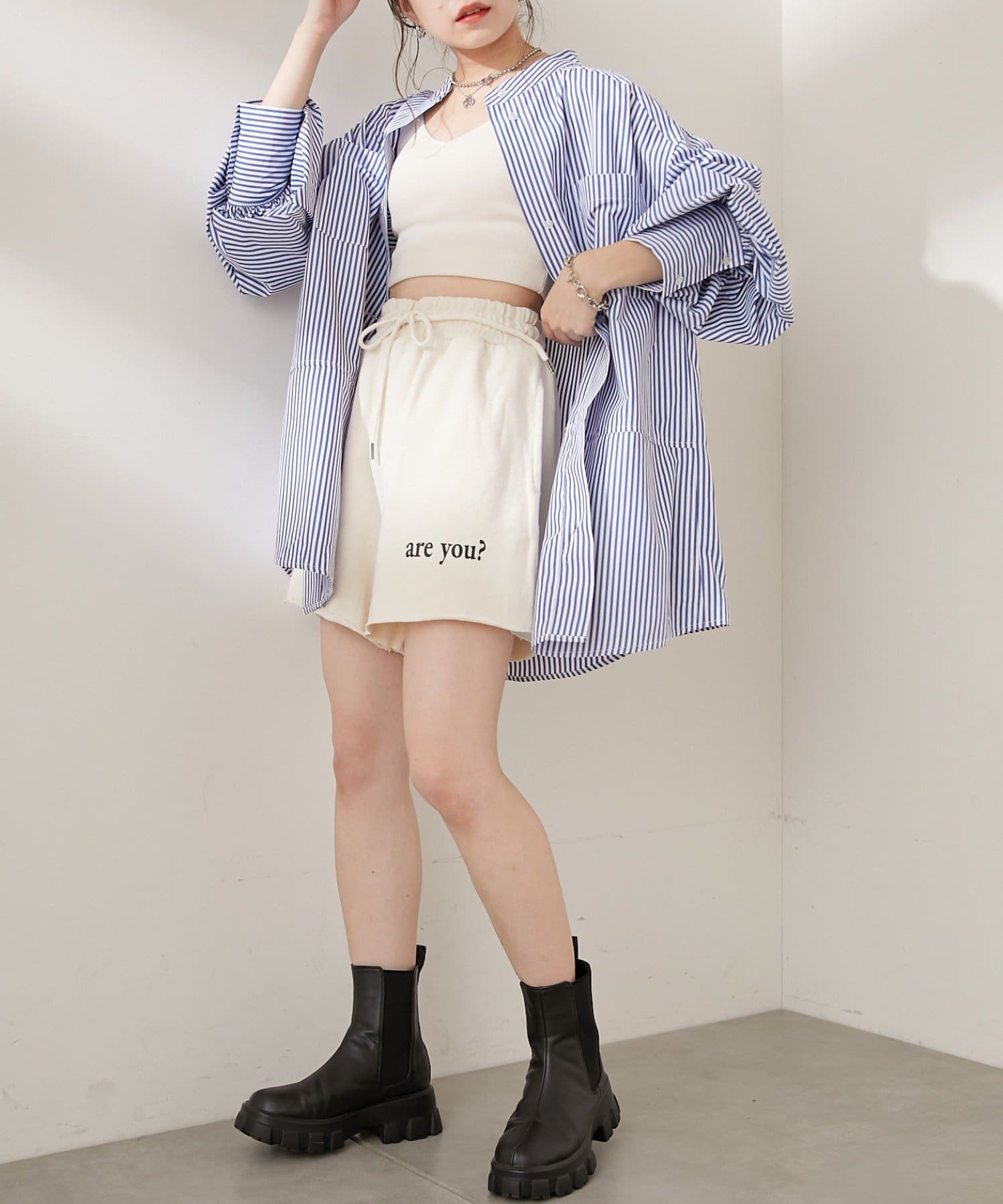 Who S Who Chico ロゴスウェットショートパンツ Outlet アウトレット レディース Pal Closet パルクローゼット パルグループ公式ファッション通販サイト