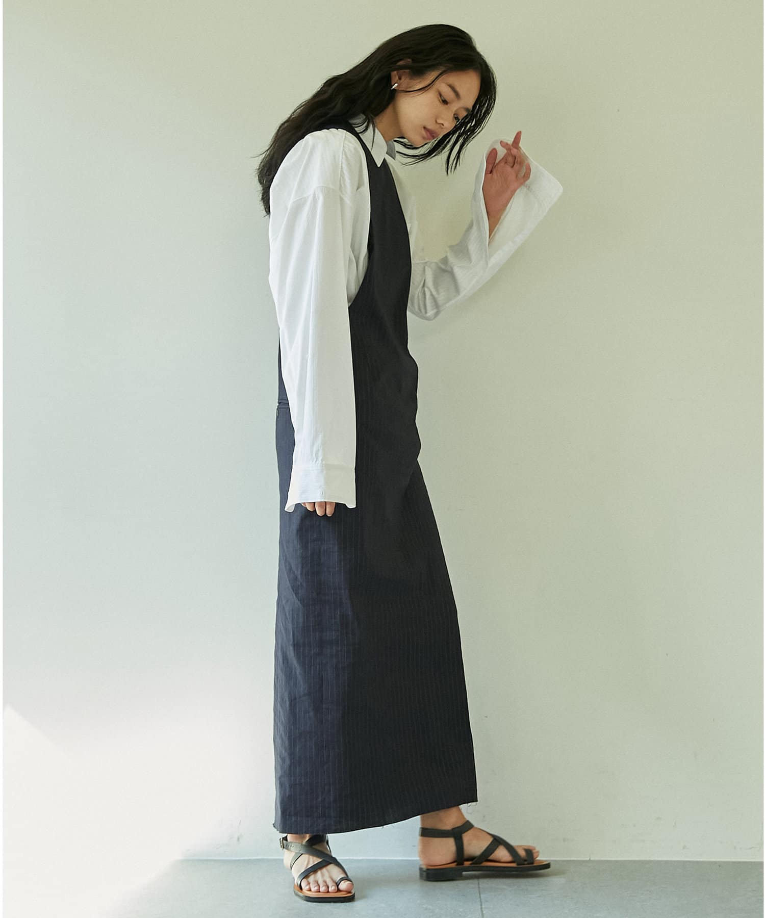 Cepie ストライプサイドオープンワンピース Gallardagalante ガリャルダガランテ レディース Pal Closet パルクローゼット パルグループ公式ファッション通販サイト