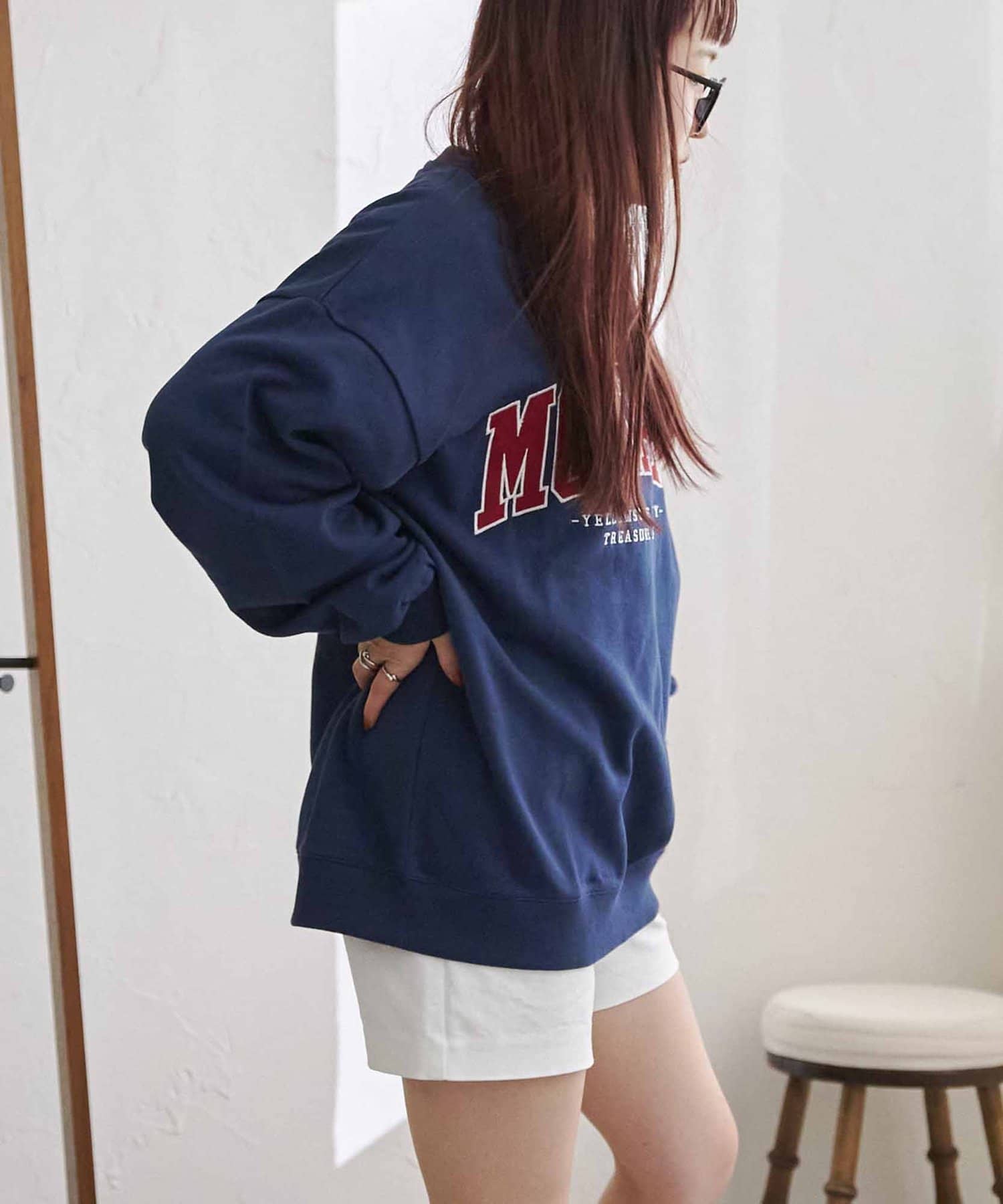 カレッジアップリケ刺繍スウェットプルオーバー | CPCM(シーピーシーエム)レディース | PAL CLOSET(パルクローゼット) -  パルグループ公式ファッション通販サイト