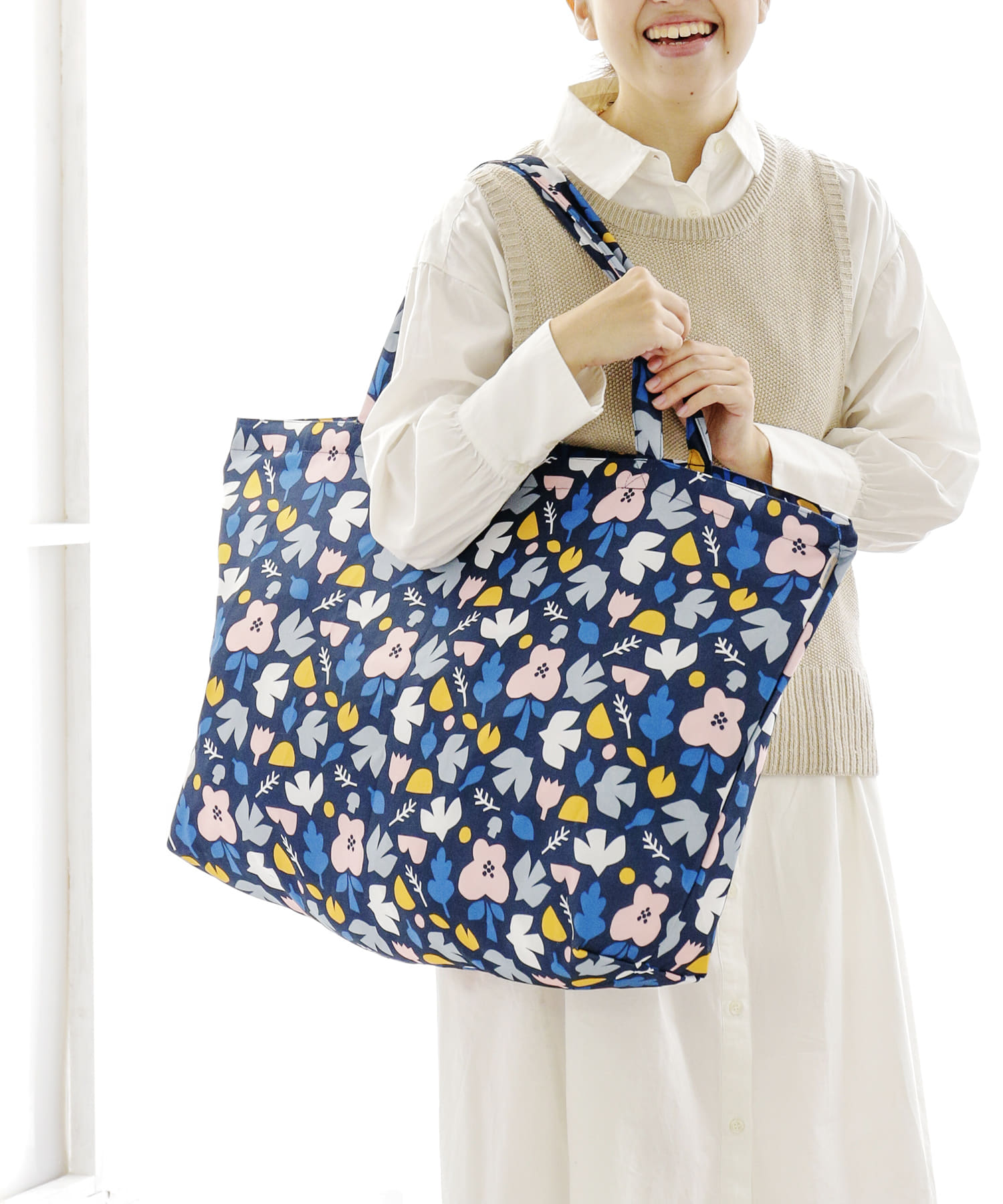 Tuduku エコバッグ特大 3coins スリーコインズ レディース Pal Closet パルクローゼット パルグループ公式ファッション通販サイト Tuduku エコバッグ特大 3coins スリーコインズ レディース Pal Closet パルクローゼット パルグループ公式ファッション通販サイト