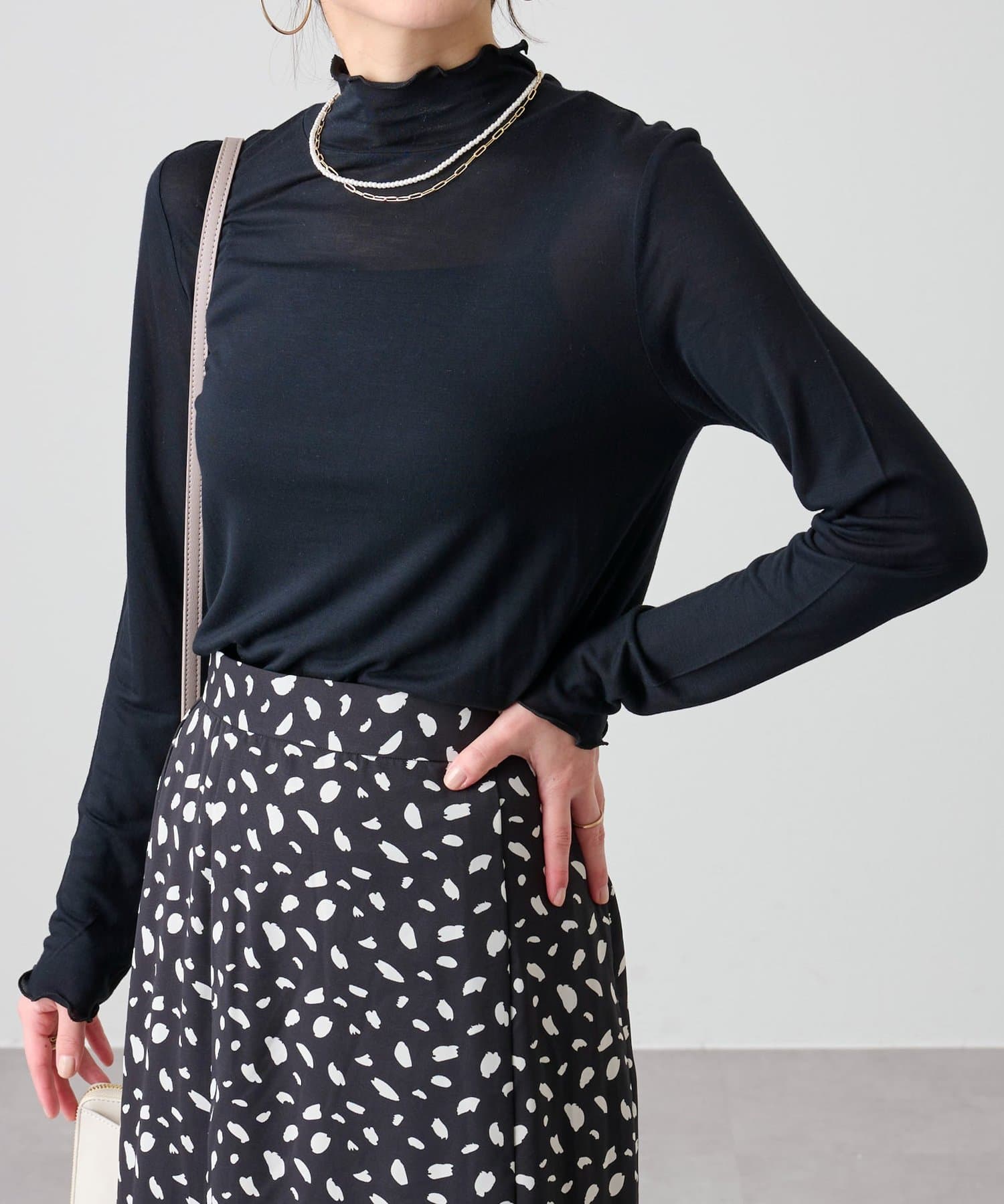 天竺シアーメローロンt シアープチハイネックロンｔ Colony 2139 コロニー トゥーワンスリーナイン レディース Pal Closet パルクローゼット パルグループ公式ファッション通販サイト