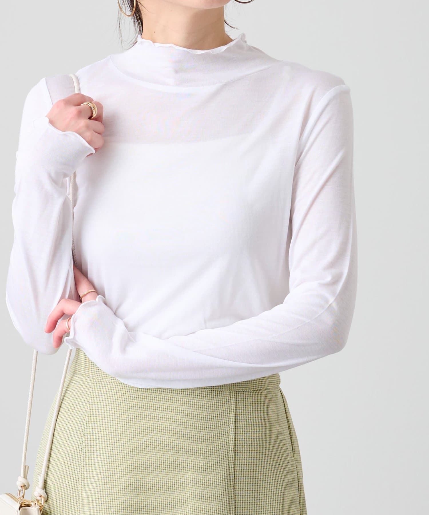 天竺シアーメローロンt シアープチハイネックロンｔ Colony 2139 コロニー トゥーワンスリーナイン レディース Pal Closet パルクローゼット パルグループ公式ファッション通販サイト