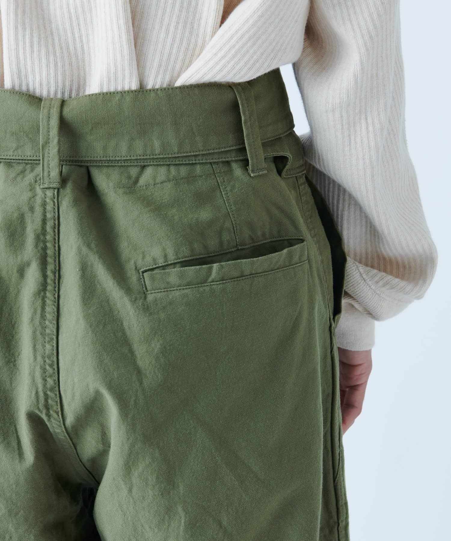 BLOOM&BRANCH(ブルームアンドブランチ) OUTIL × PHLANNÈL SOL / Belted Pants