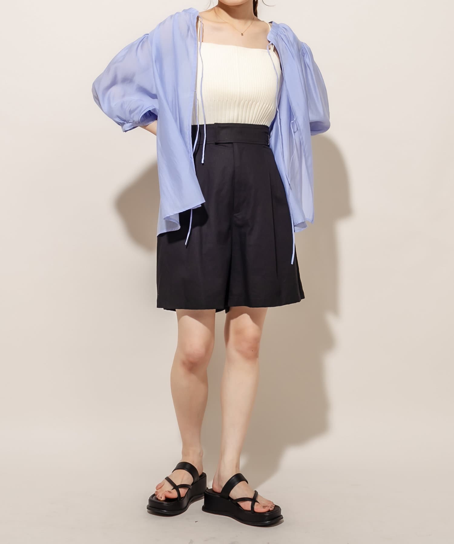 mystic】バックリボンブラウス | OUTLET(アウトレット