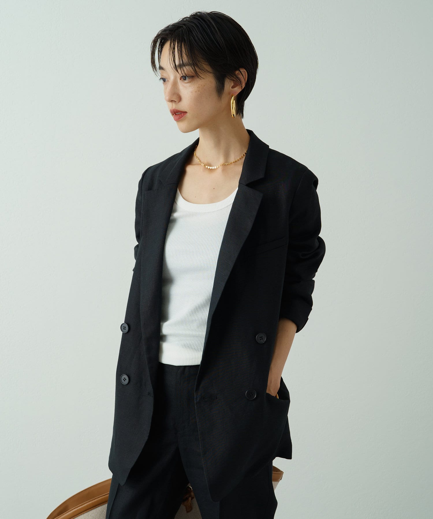 【美品】Lounge dress　ラウンジドレス アノラック　パーカー　ブラック LOUNGEDRESS（ラウンジドレス）の「シアーANORAK（パーカー