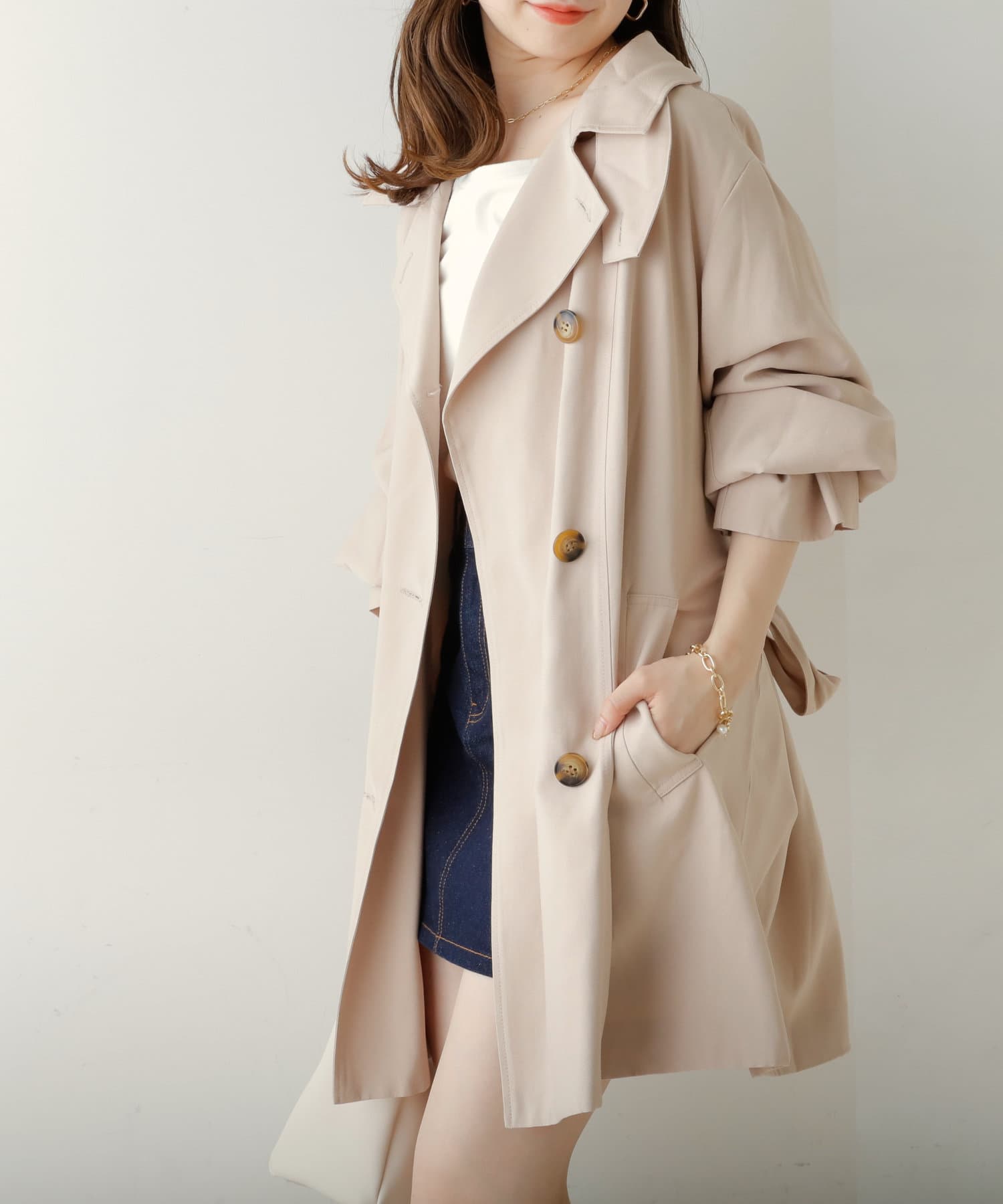 ミディアム丈ダブルトレンチコート Chico チコ レディース Pal Closet パルクローゼット パルグループ公式ファッション通販サイト ミディアム丈ダブルトレンチコート Chico チコ レディース Pal Closet パルクローゼット パルグループ公式ファッション通販サイト