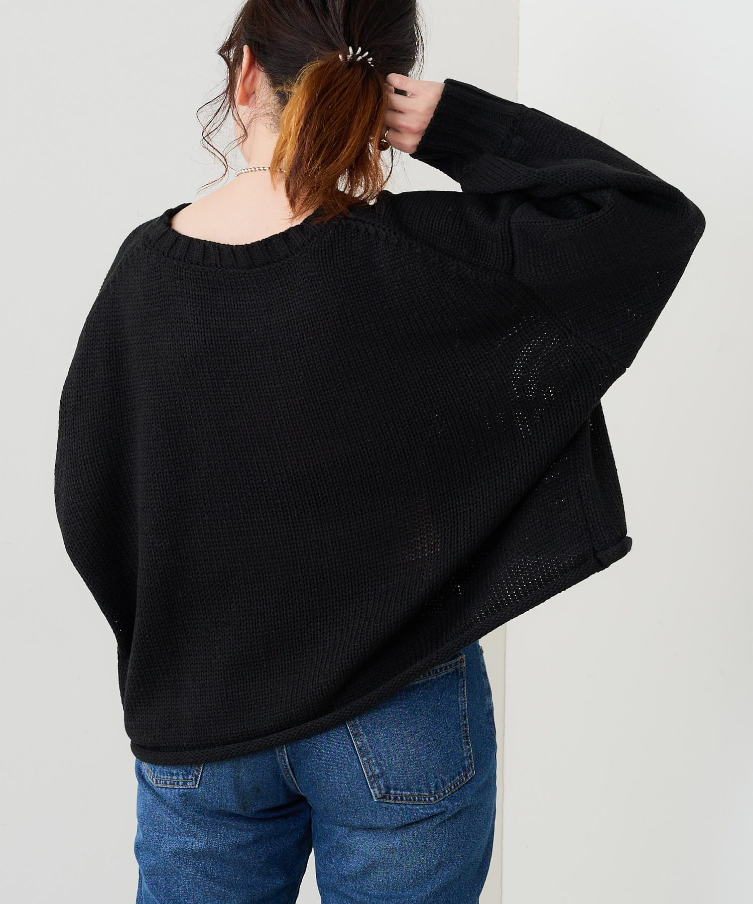 NICE CLAUP / OLIVE des OLIVE OUTLET(ナイスクラップ  / オリーブ デ オリーブ アウトレット) 天竺編みショートトップス