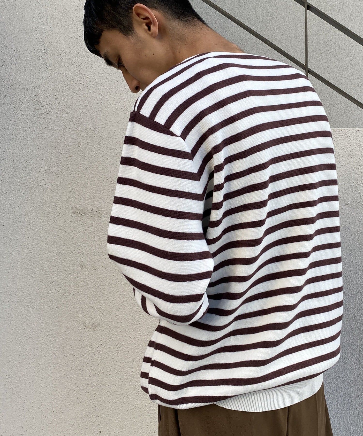 ミラノリブボーダープルオーバーニット Ciaopanic チャオパニック メンズ Pal Closet パルクローゼット パルグループ公式ファッション通販サイト