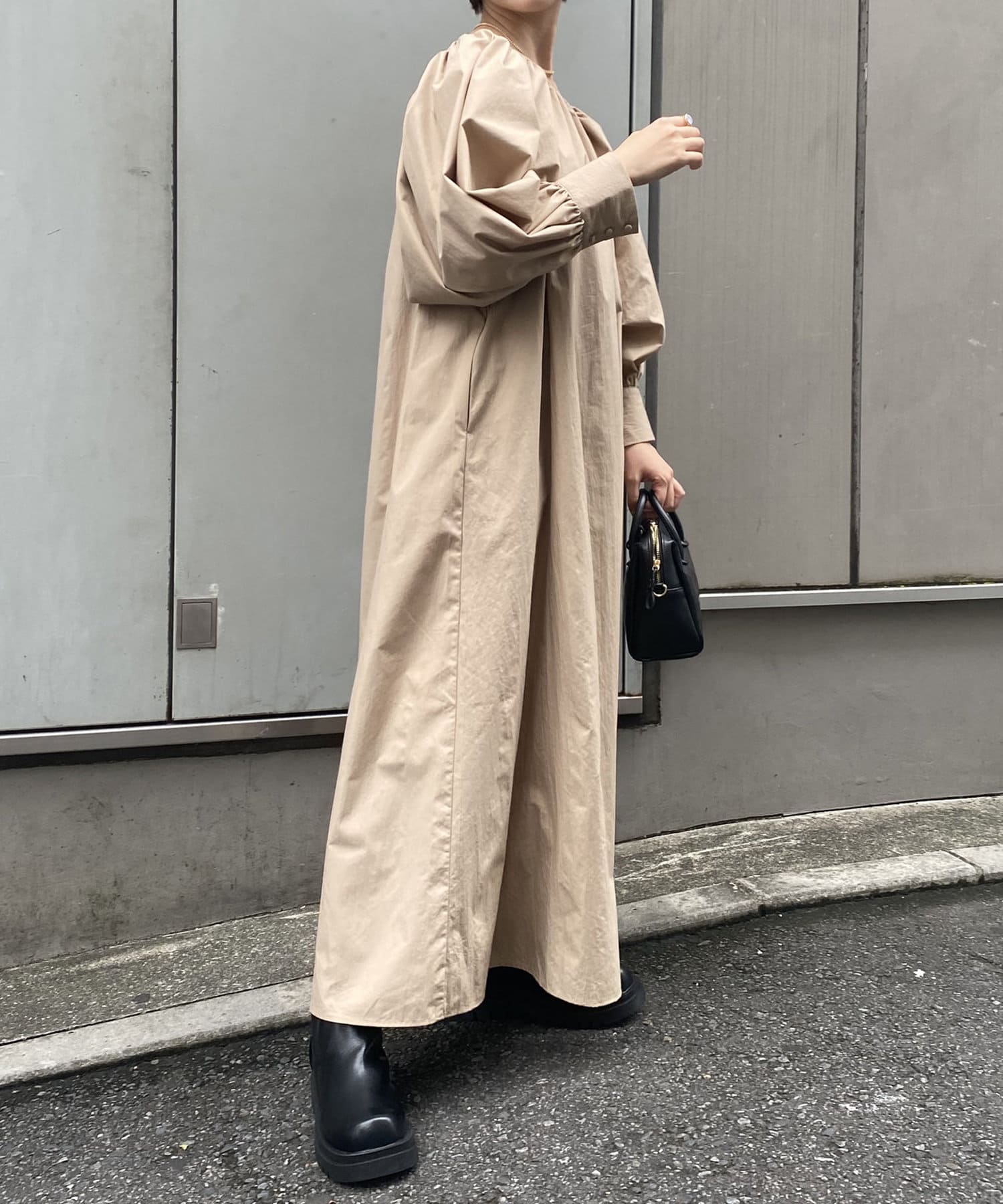 ｗｅｂ限定ボリュームスリーブワンピース Nice Claup Outlet ナイスクラップ アウトレット レディース Pal Closet パルクローゼット パルグループ公式ファッション通販サイト