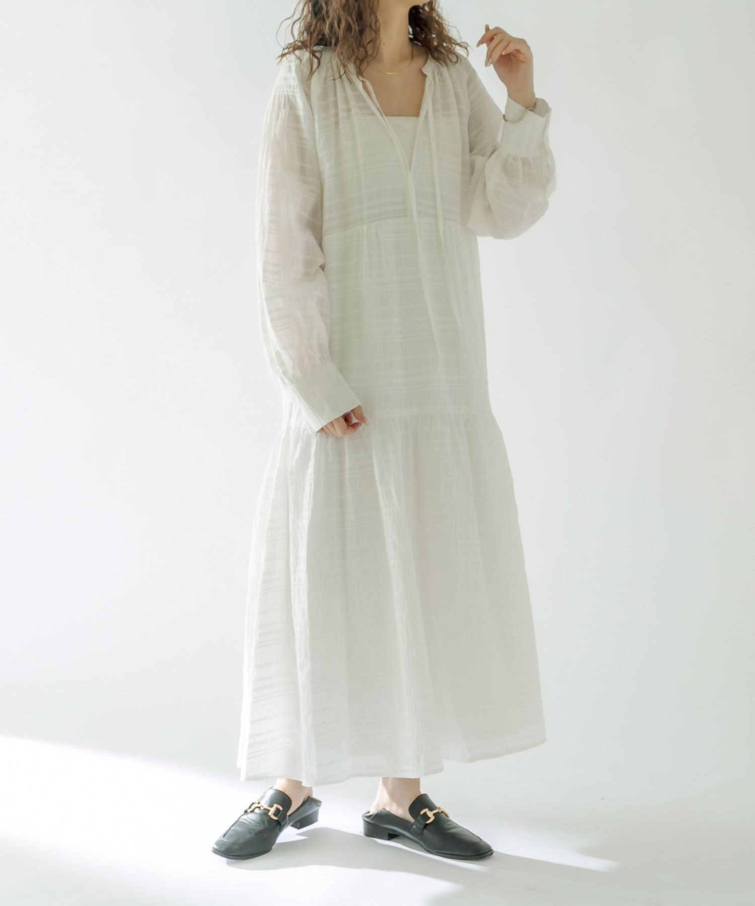 シアーボーダーワンピース Mystic ミスティック レディース Pal Closet パルクローゼット パルグループ公式ファッション通販サイト