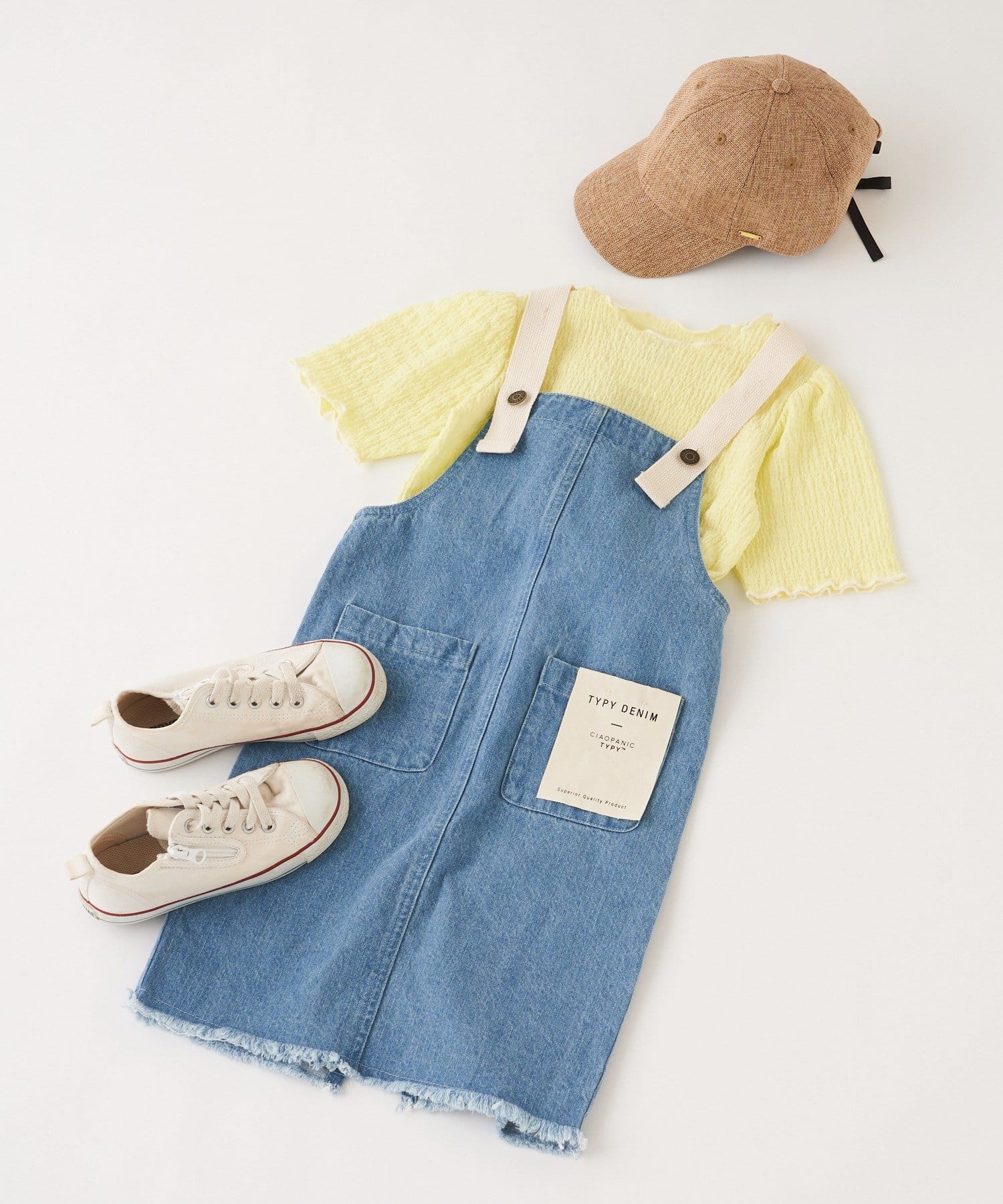 Kids Typy Denim エプロンジャンスカ Ciaopanic Typy チャオパニックティピー キッズ Pal Closet パルクローゼット パルグループ公式ファッション通販サイト