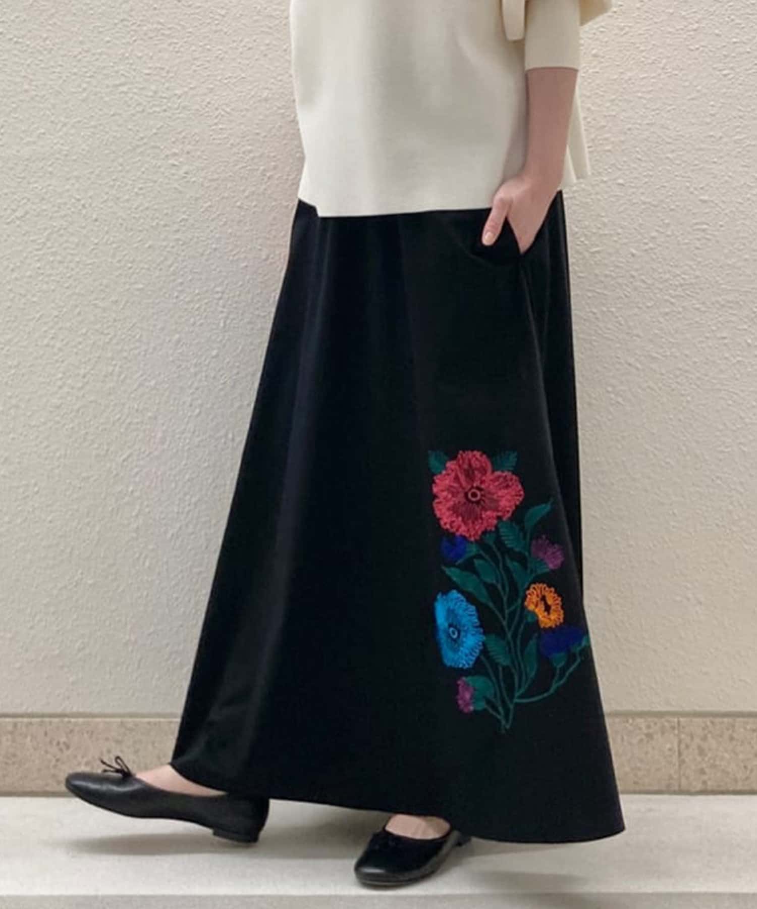 裾花刺繍スカート | BEARDSLEY(ビアズリー)レディース | PAL CLOSET(パルクローゼット) -  パルグループ公式ファッション通販サイト