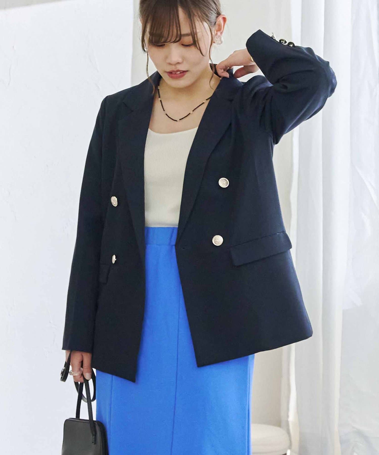 Wボタン紺ブレザージャケット Cpcm シーピーシーエム レディース Pal Closet パルクローゼット パルグループ公式ファッション通販サイト