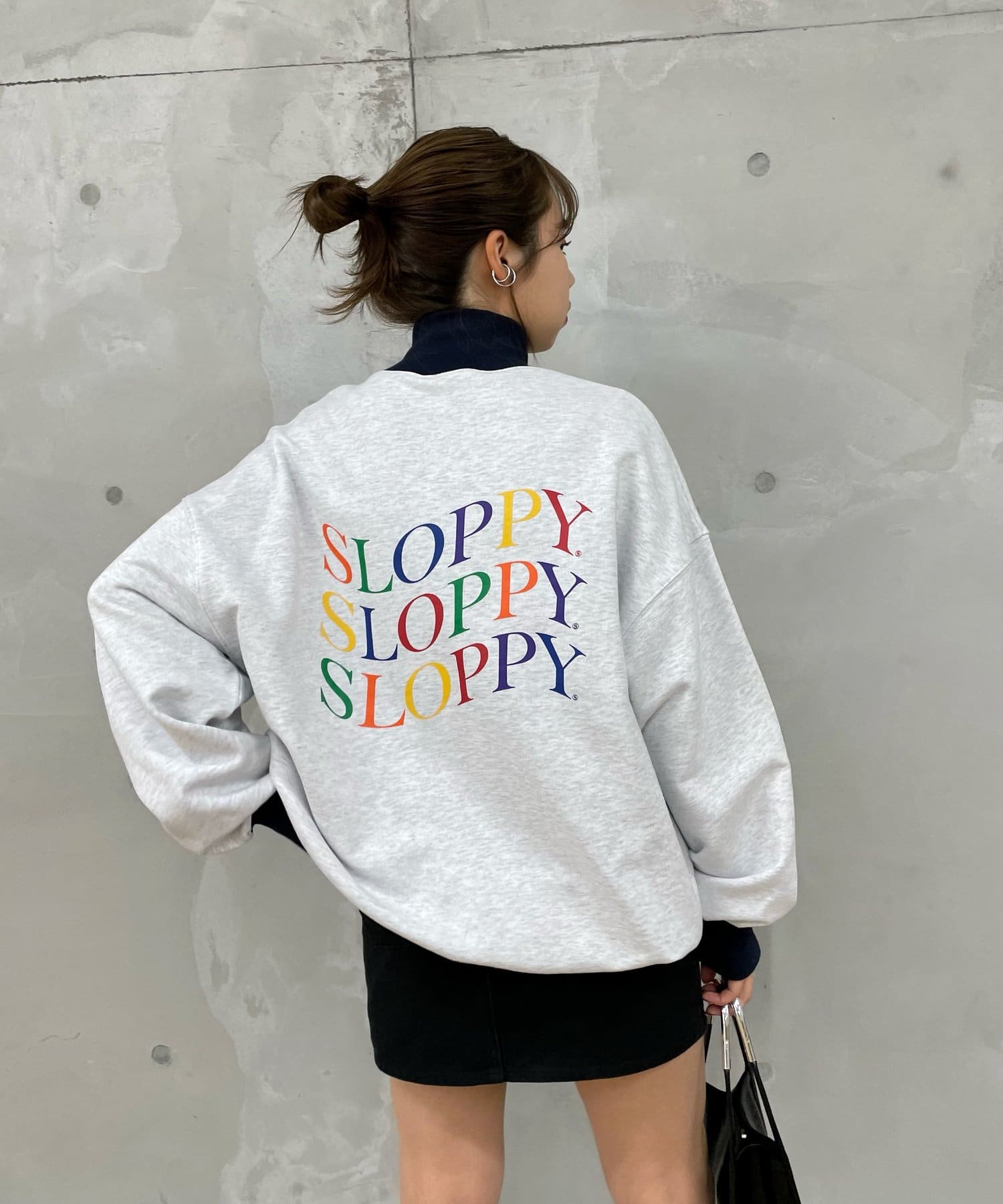 SLOPPY/スロッピー】バイカラーハーフジップ | WHO'S WHO gallery 