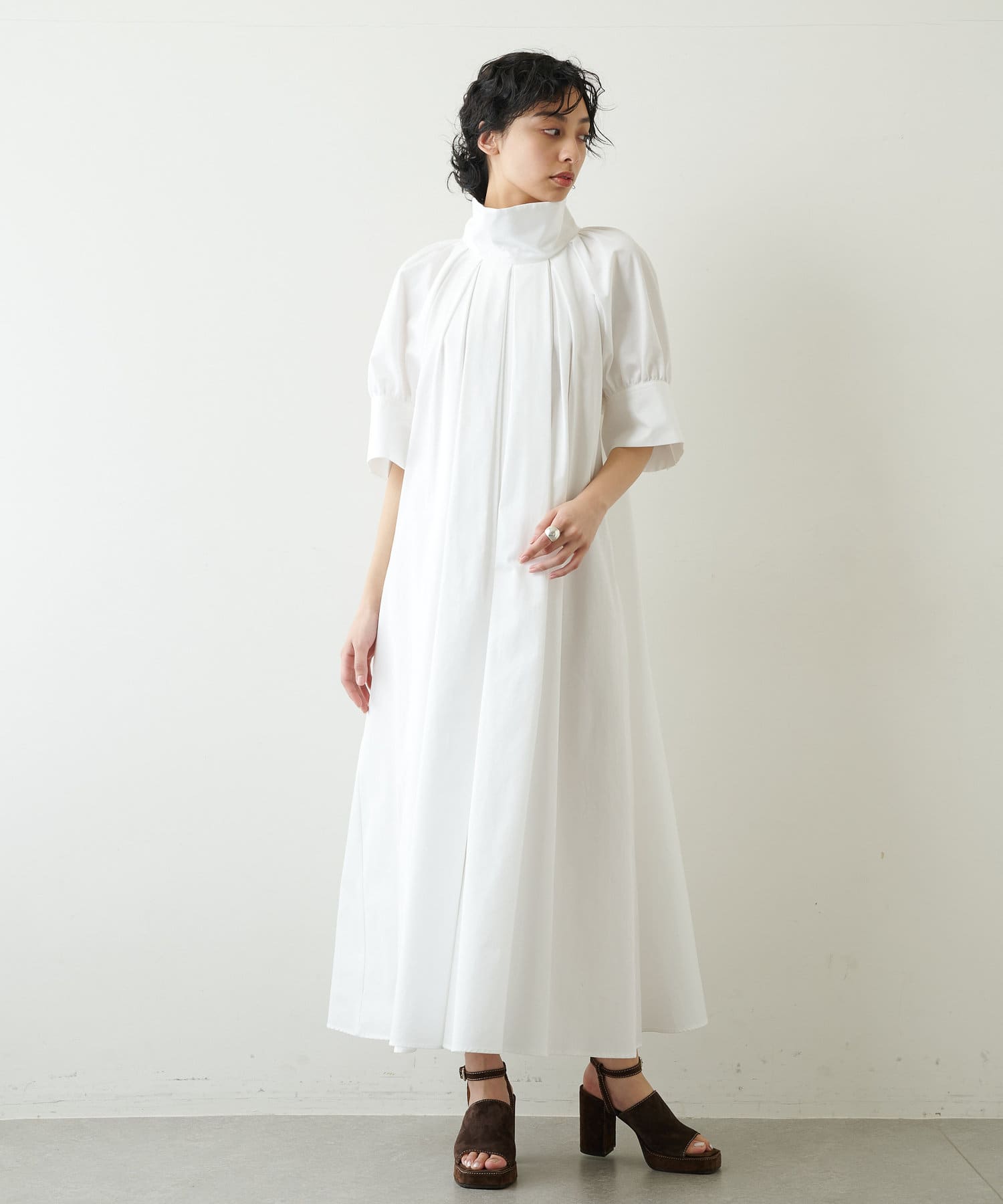 適切な価格 ポプリンボリュームワンピース | ガゼット Gazette(ウィム Whim ワンピース