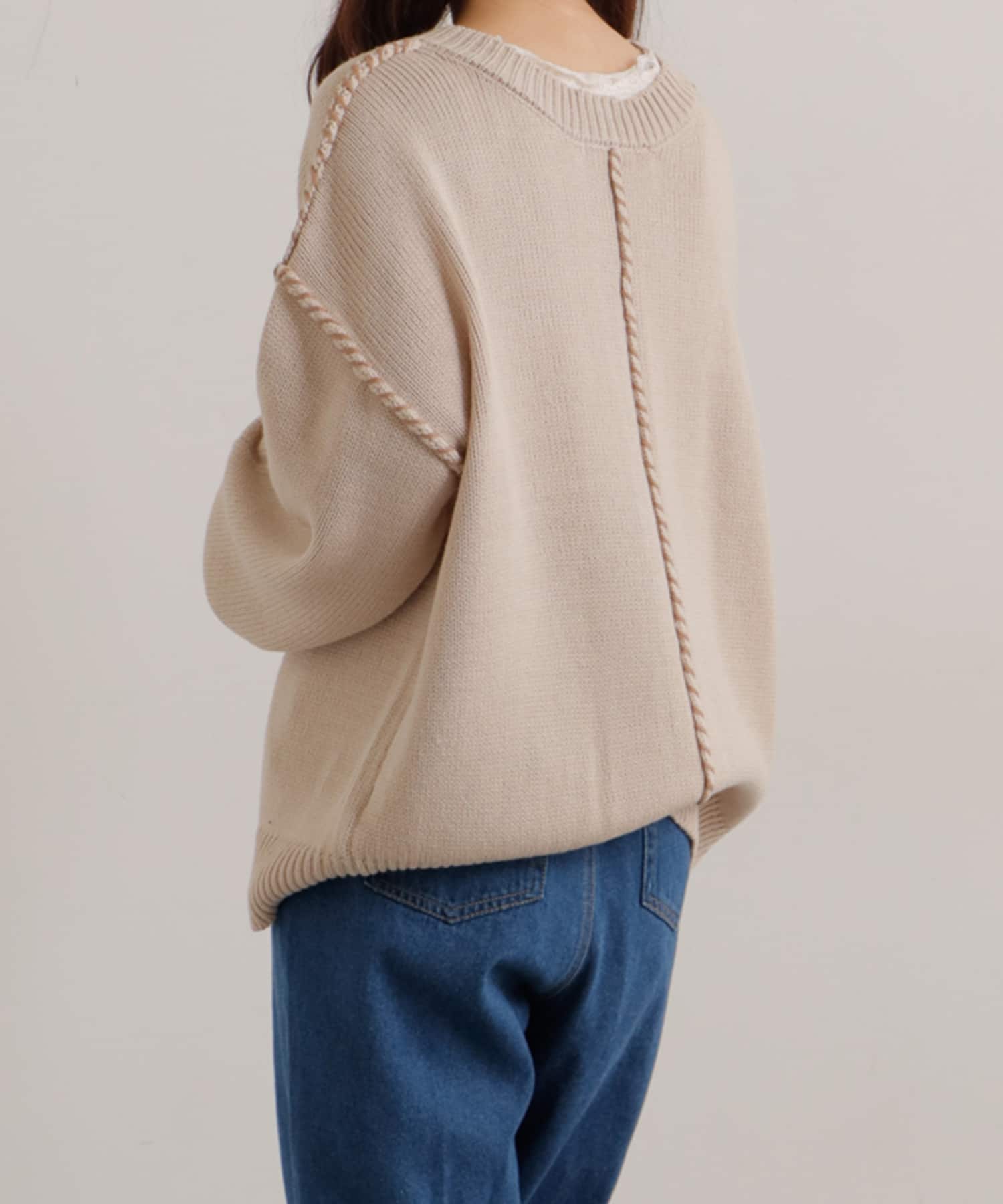 配色ステッチｃ ｄ Nice Claup Outlet ナイスクラップ アウトレット レディース Pal Closet パルクローゼット パルグループ公式ファッション通販サイト