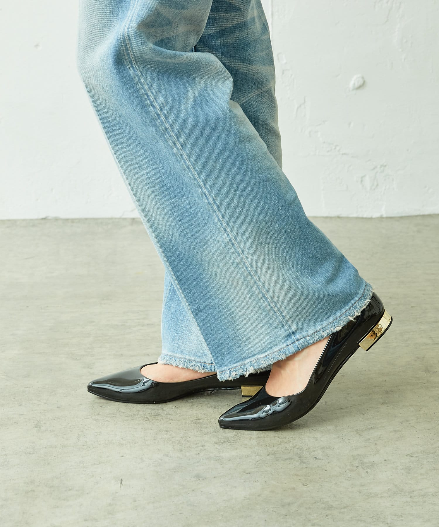 人気シリーズ Temperate ブラック パンプス リラックス 梅雨 テンパレイト きれいめ Nina レインシューズ レインパンプス