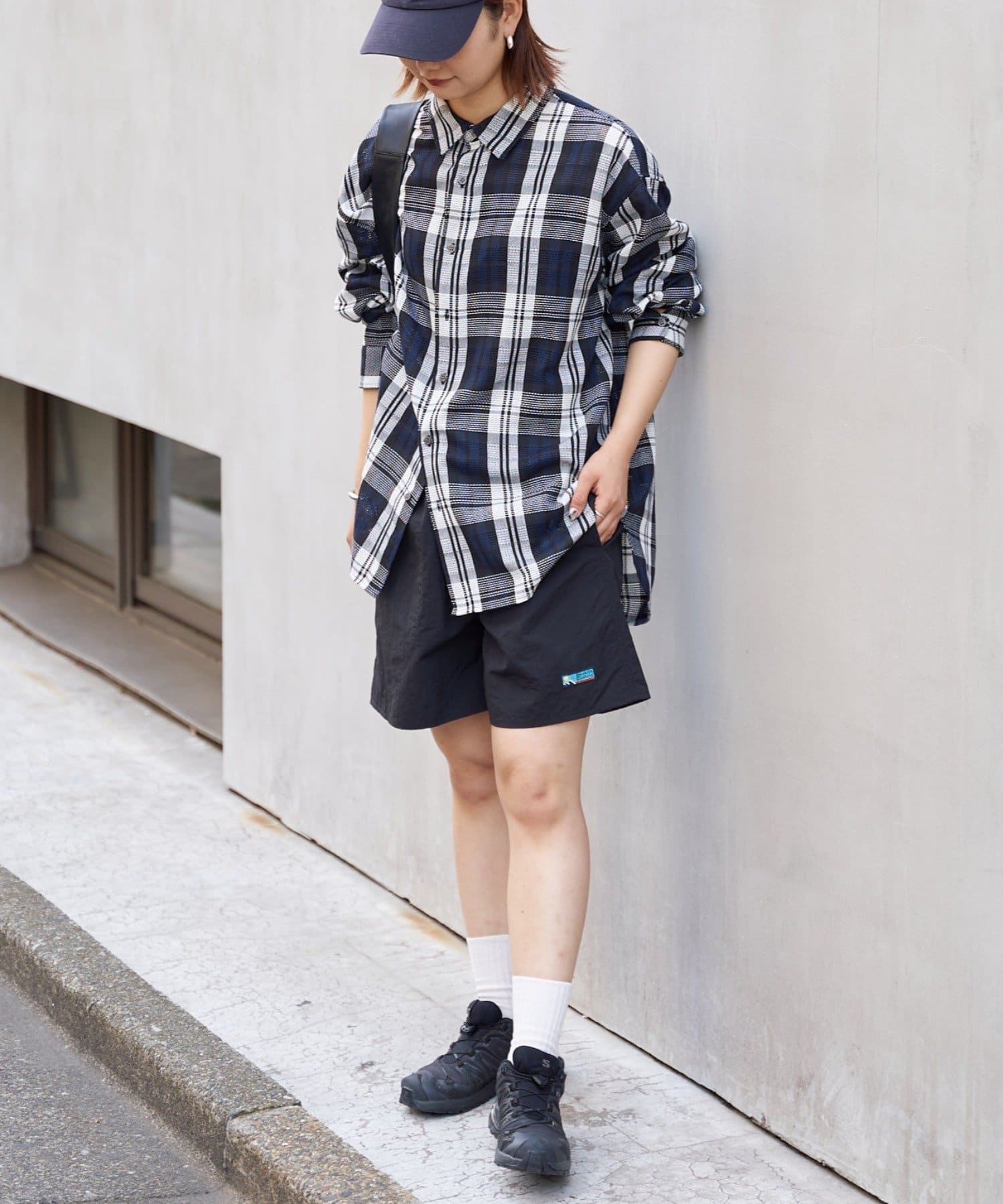 メーカー直送】 ANCHORS アンカーズ ショートパンツ ショーツ バーサタイル ナイロンショーツ 水陸両用 短パン メンズ レディース ジェンダー  男女兼用 アウトドア スポーツ ジョギング ウオーキング 海 海水浴 プール 夏用 水辺 沢遊び 黒 ブラック S M L XL ...