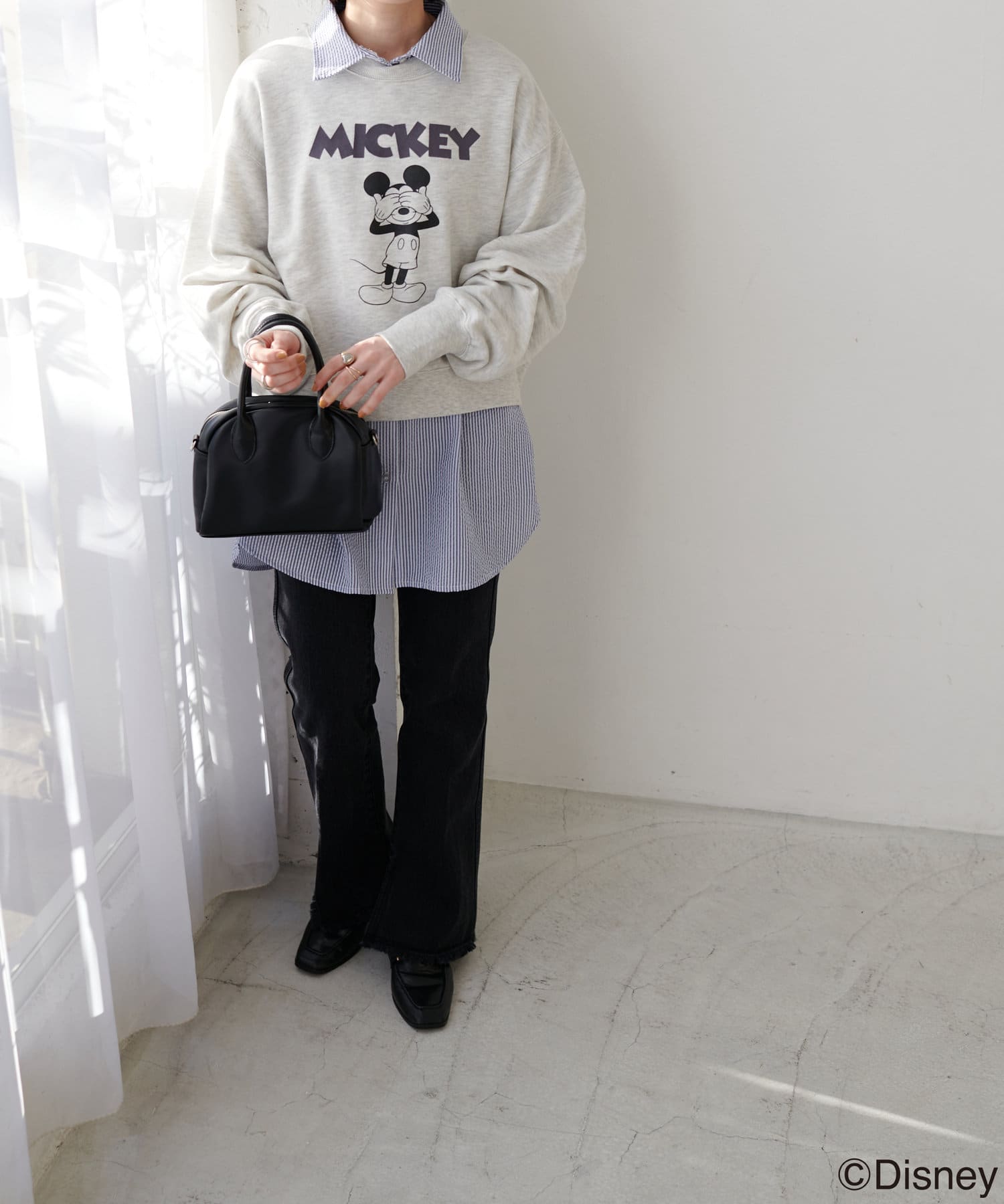 Shyミッキースウェット Web限定カラーあり Discoat ディスコート レディース Pal Closet パルクローゼット パルグループ公式ファッション通販サイト
