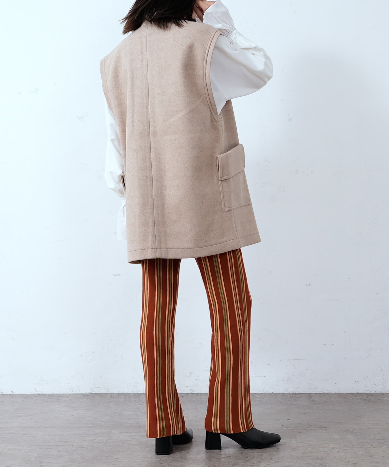 OUTLET(アウトレット) 【Ciaopanic】マルチストライプニットパンツ