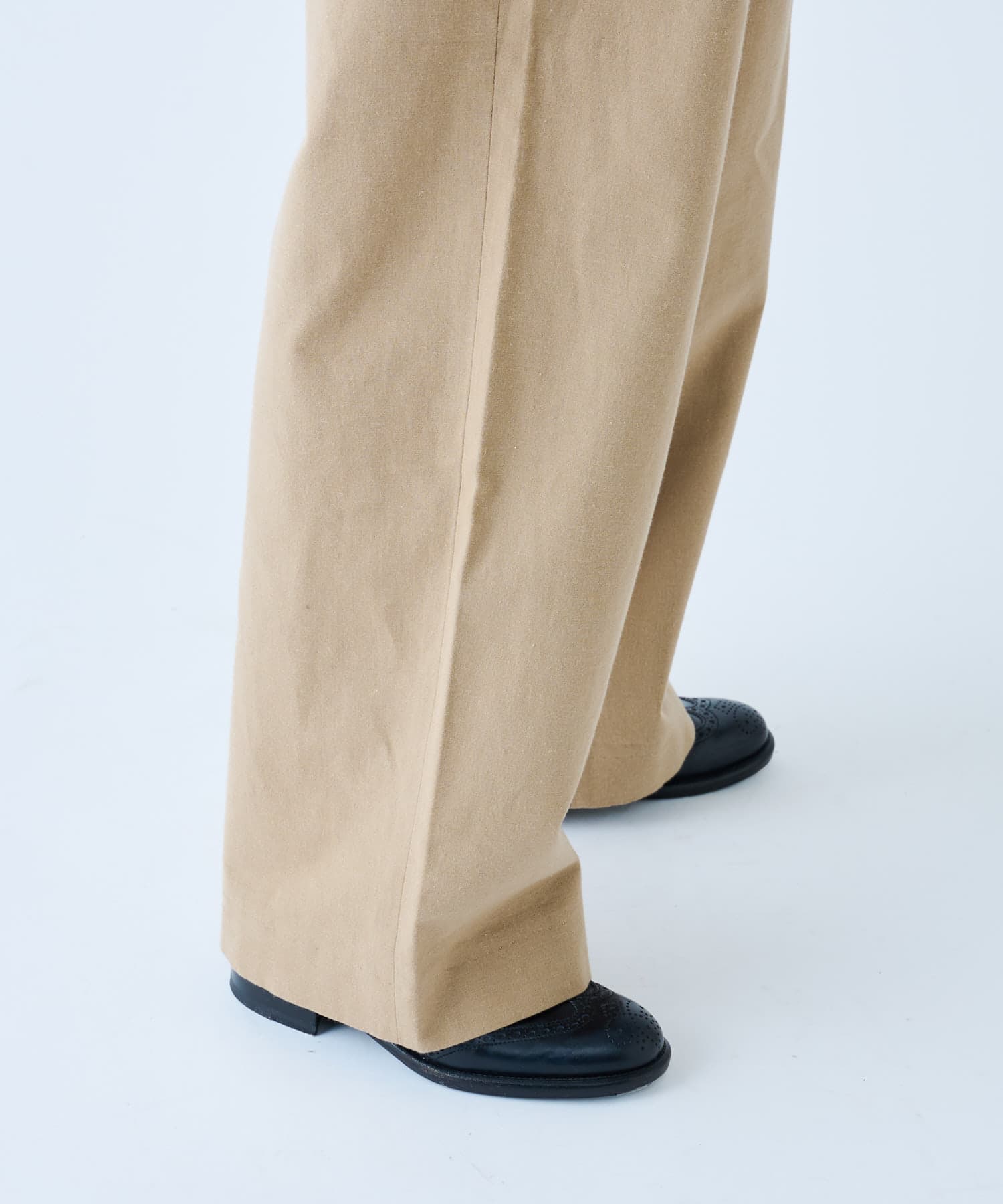 BLOOM&BRANCH(ブルームアンドブランチ) m's braque / TUCKED WIDE PANTS