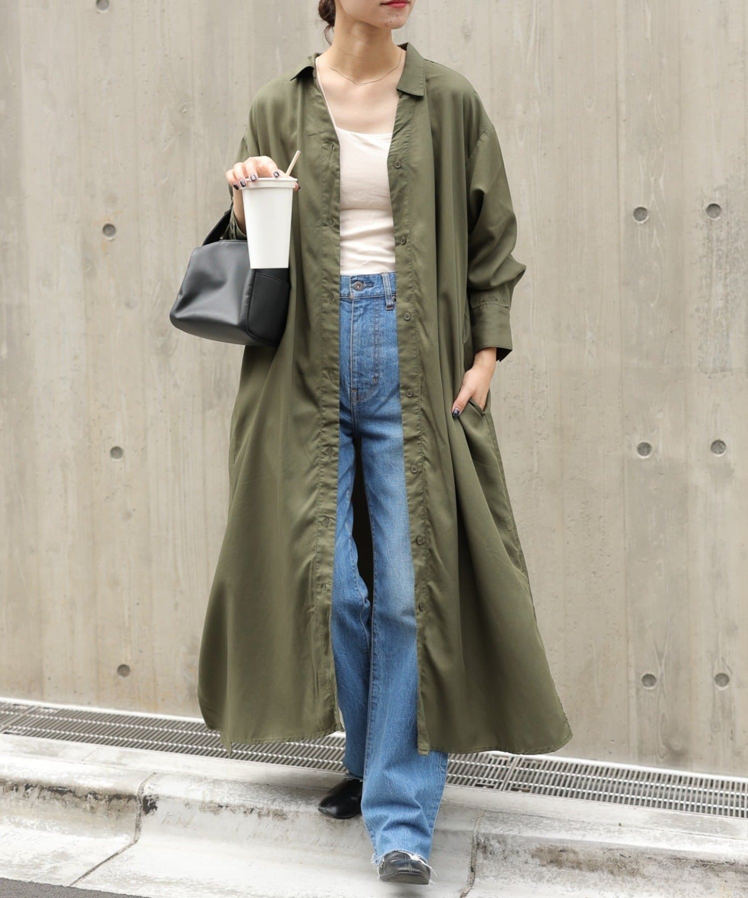 テンセルロングシャツワンピース Ciaopanic Typy チャオパニックティピー レディース Pal Closet パルクローゼット パルグループ公式ファッション通販サイト