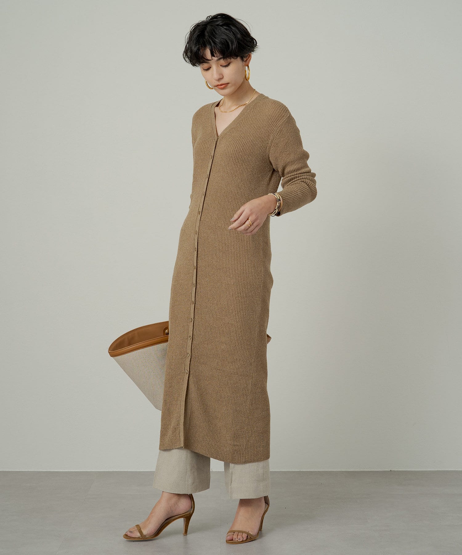 ブークレ ロングニットワンピース Loungedress ラウンジドレス レディース Pal Closet パルクローゼット パルグループ公式ファッション通販サイト