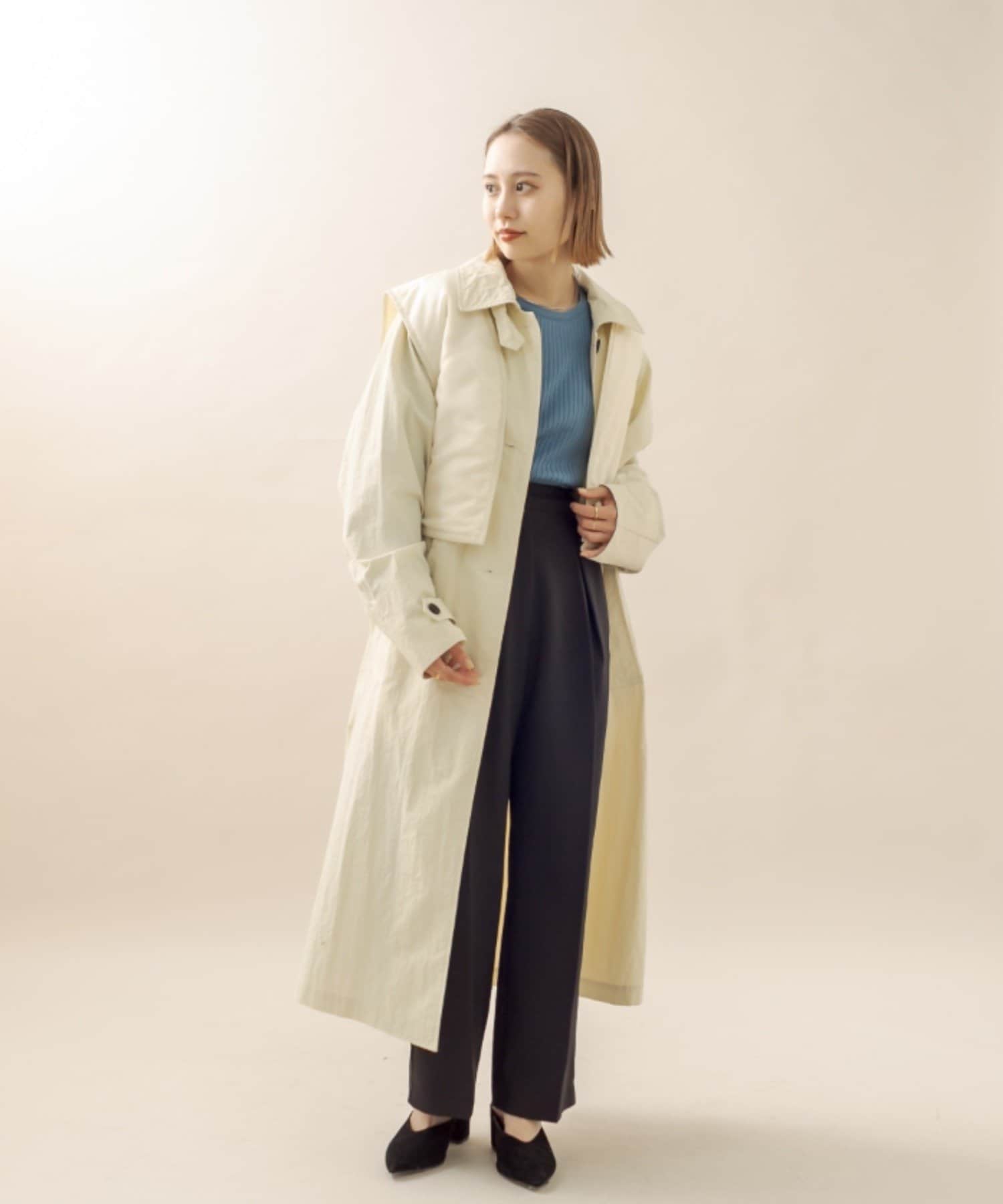 Mline キルティングベスト付ナイロンコート Mystic ミスティック レディース Pal Closet パルクローゼット パルグループ公式ファッション通販サイト