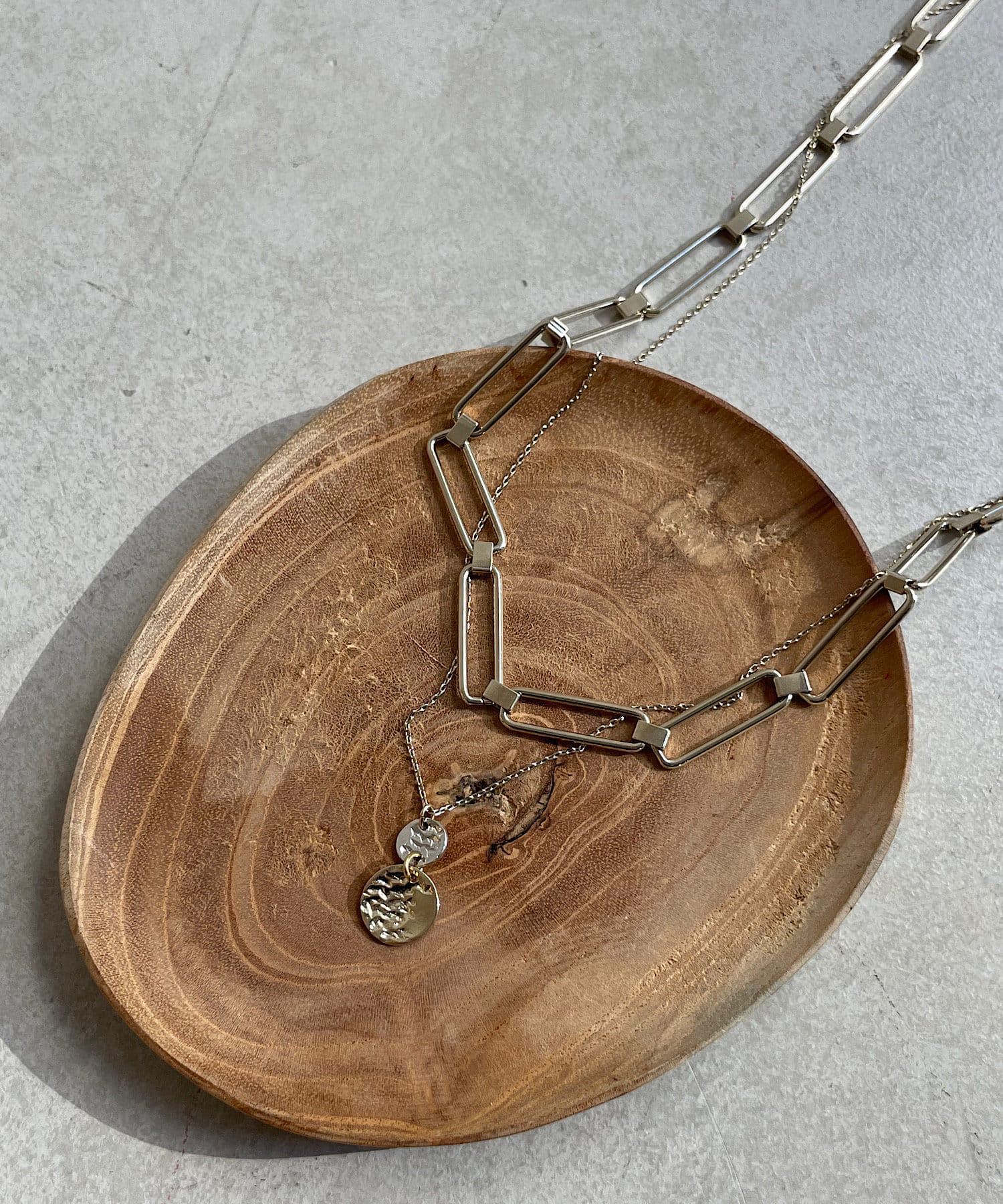 プレートトップダブルチェーンネックレス Jena Espace Merveilleux ジェナ エスパスメルヴェイユ レディース Pal Closet パルクローゼット パルグループ公式ファッション通販サイト