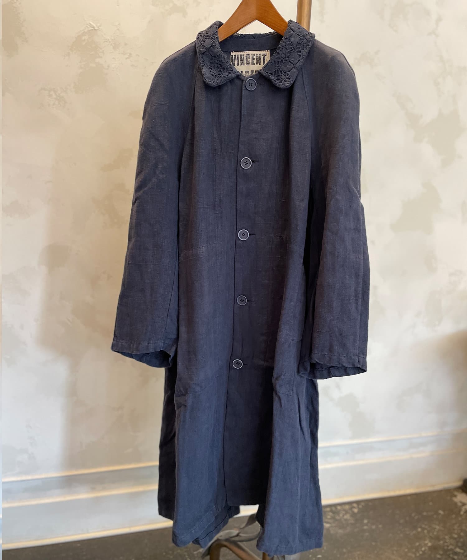 新品 ビアズリー VINCENT JALBERT》襟レースコート - library
