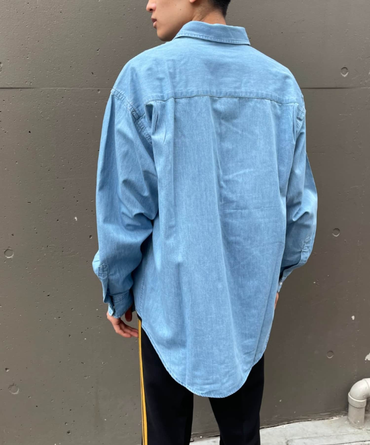 コットン100 のさらっと羽織りやすいデニムシャツ Ciaopanic チャオパニック メンズ Pal Closet パルクローゼット パルグループ公式ファッション通販サイト