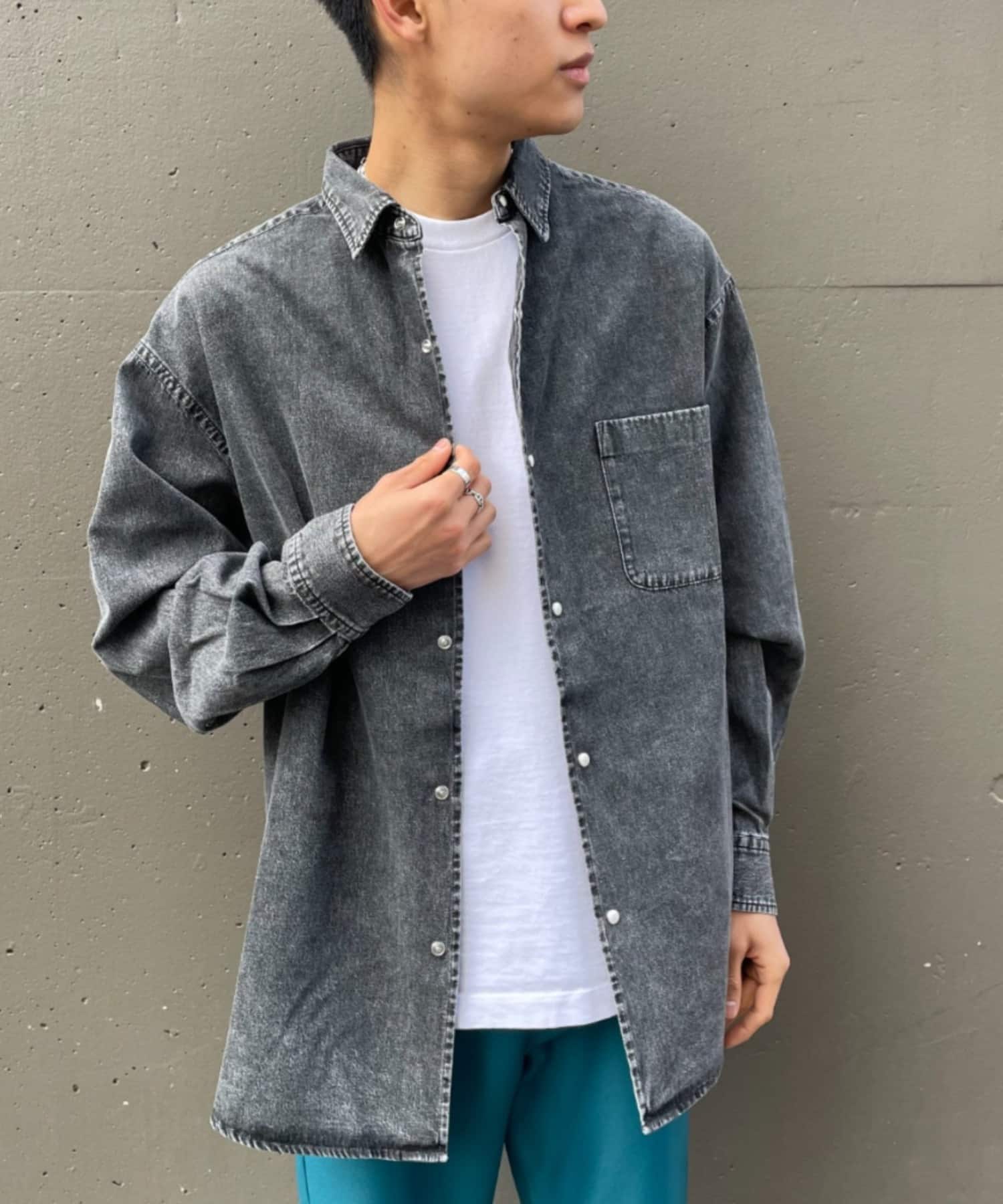 コットン100 のさらっと羽織りやすいデニムシャツ Ciaopanic チャオパニック メンズ Pal Closet パルクローゼット パルグループ公式ファッション通販サイト