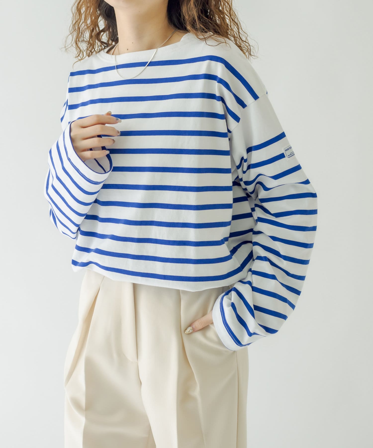 MONT KEMMEL 別注バスクボーダーロングTシャツ | mystic(ミスティック)レディース | PAL CLOSET(パルクローゼット) -  パルグループ公式ファッション通販サイト