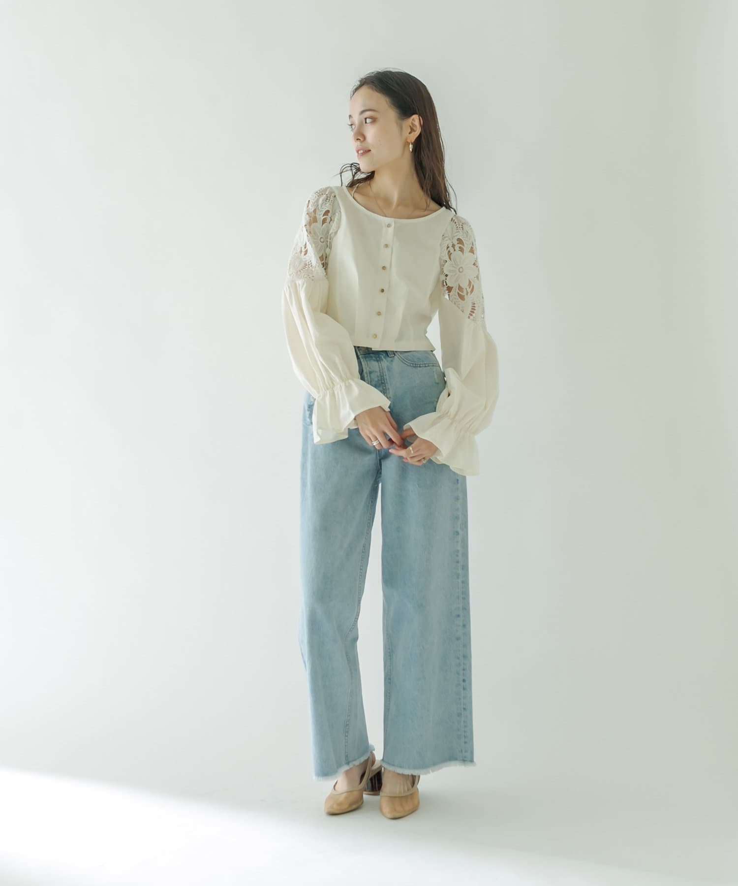 ヴィンテージレース袖フリルブラウス | mystic(ミスティック)レディース | PAL CLOSET(パルクローゼット) - パルグループ公式ファッション通販サイト ヴィンテージレース袖フリルブラウス | mystic(ミスティック)レディース | PAL CLOSET(パルクローゼット) - パルグループ公式ファッション通販サイト