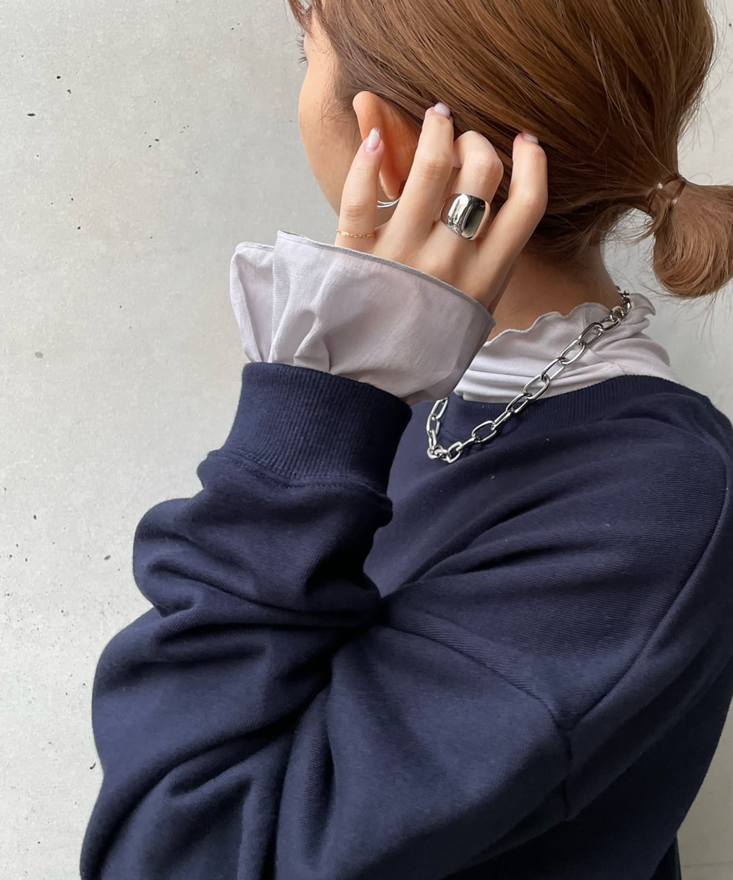 袖異素材フリルプルオーバー Doudou ドゥドゥ レディース Pal Closet パルクローゼット パルグループ公式ファッション通販サイト