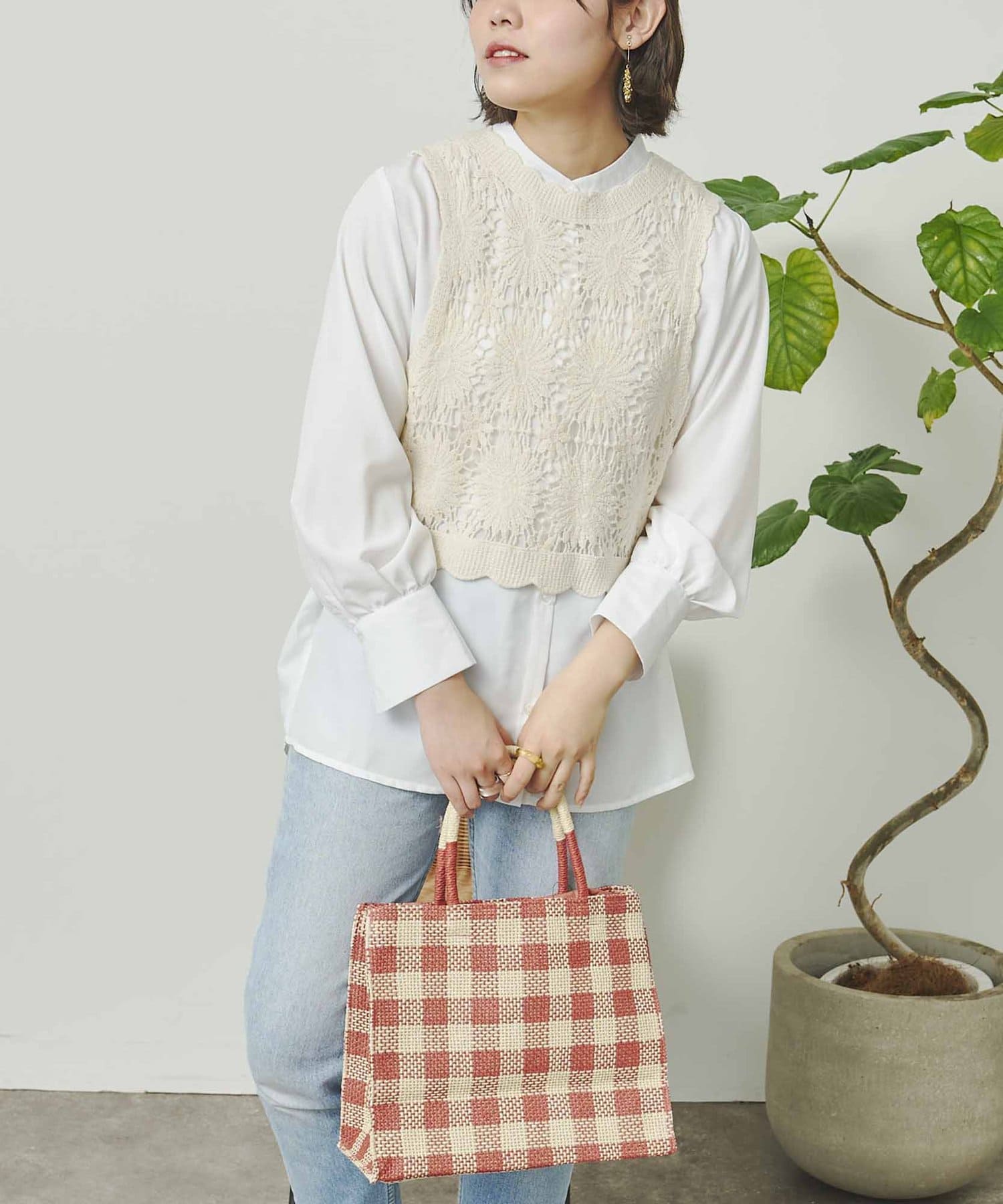 クロシェベストセット長袖ブラウス | CPCM(シーピーシーエム)レディース | PAL CLOSET(パルクローゼット) -  パルグループ公式ファッション通販サイト