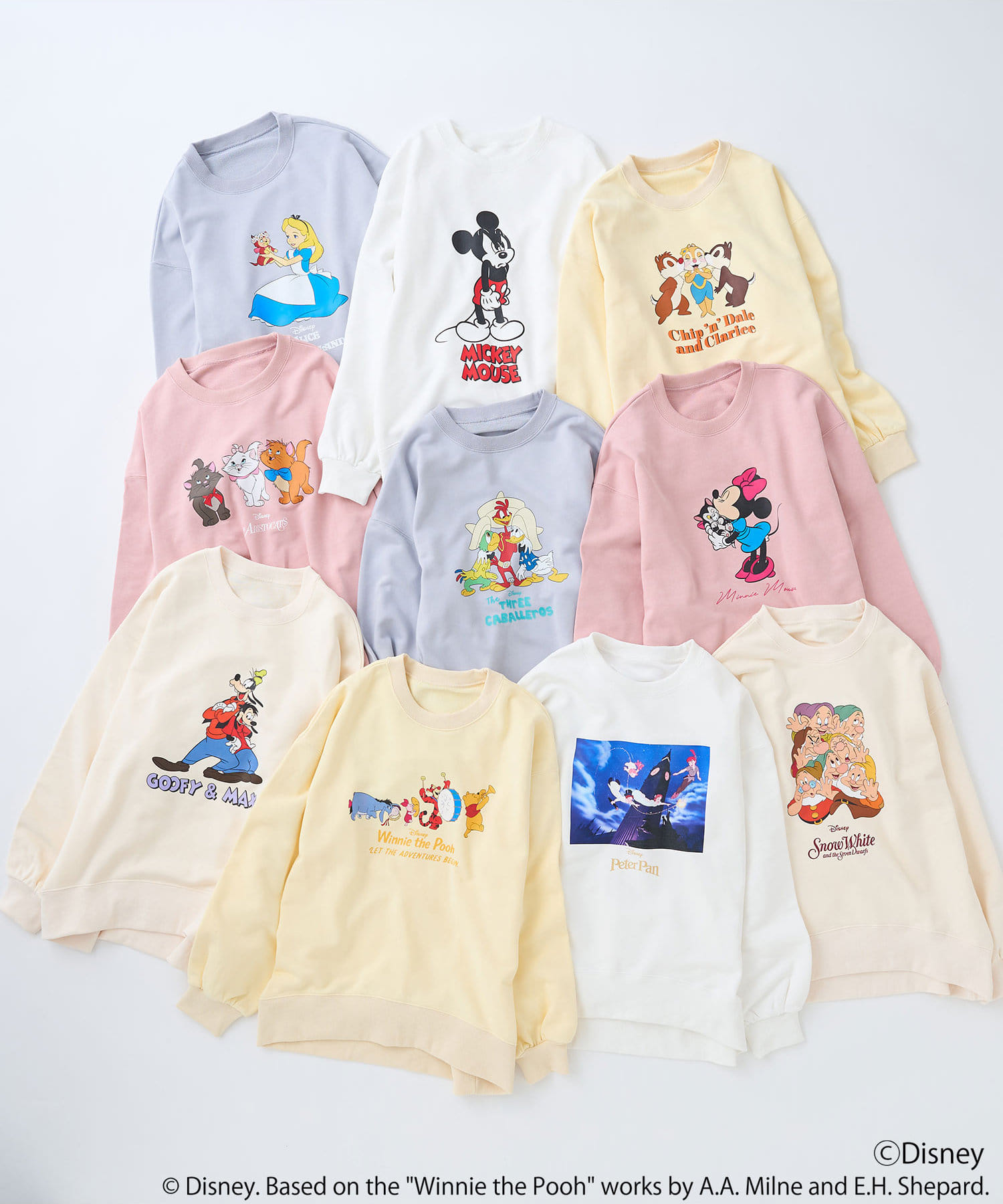 ディズニー アソートプリントスエット One After Another Nice Claup ワンアフターアナザー ナイスクラップ レディース Pal Closet パルクローゼット パルグループ公式ファッション通販サイト