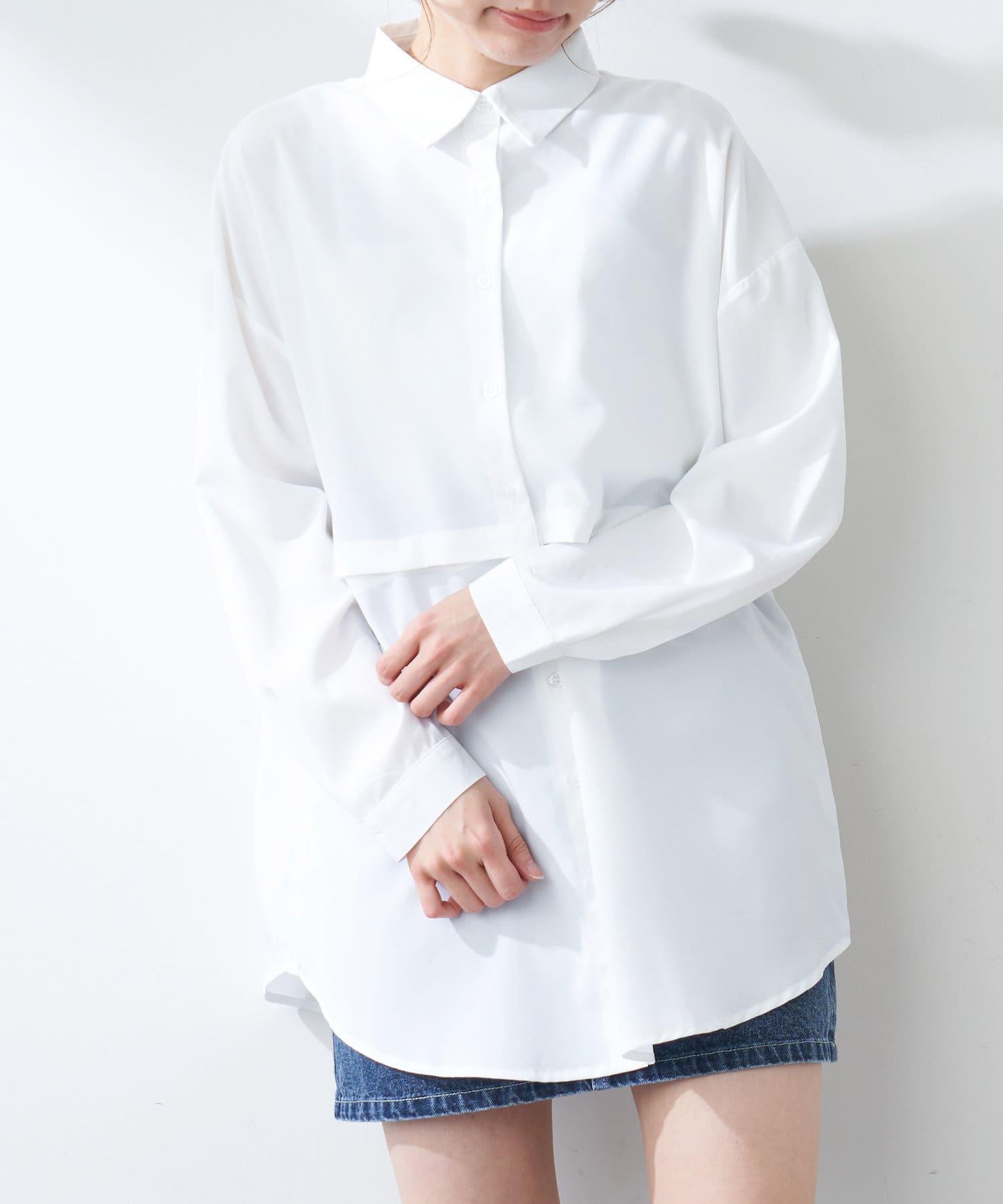 ２ウェイゆるシャツ Olive Des Olive オリーブ デ オリーブ レディース Pal Closet パルクローゼット パルグループ公式ファッション通販サイト