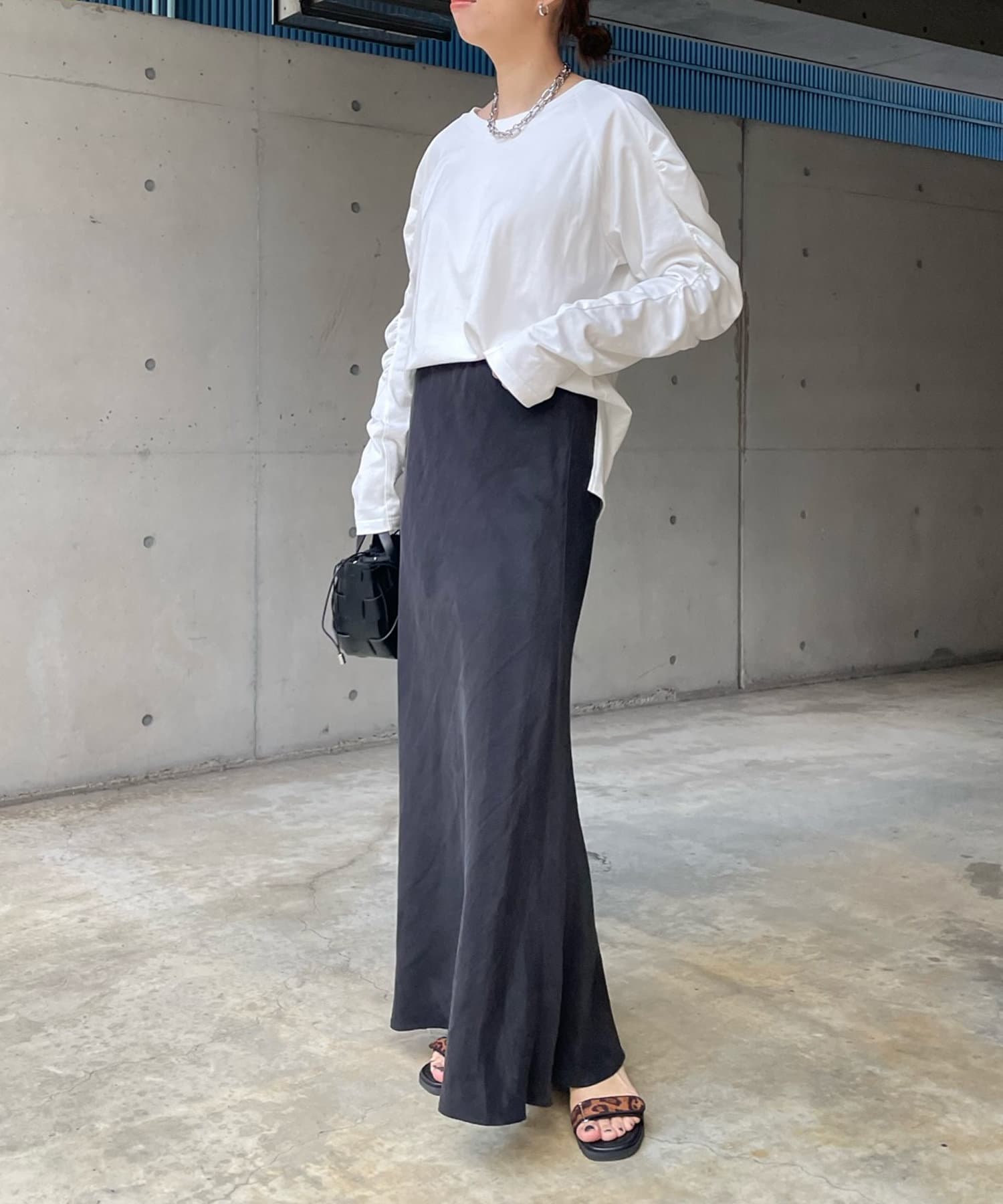 Stola. 麻混マーメイドスカート Stola. 麻混マーメイドスカート