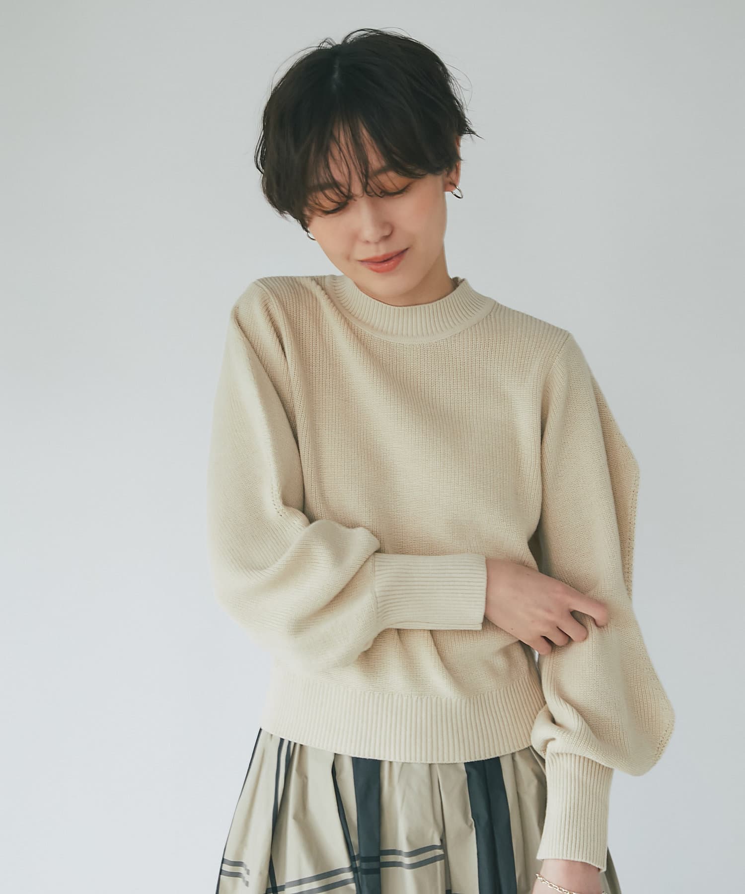 un dix cors(アンディコール) 【トレンドの袖デザイン】萌えスリーブプルオーバー