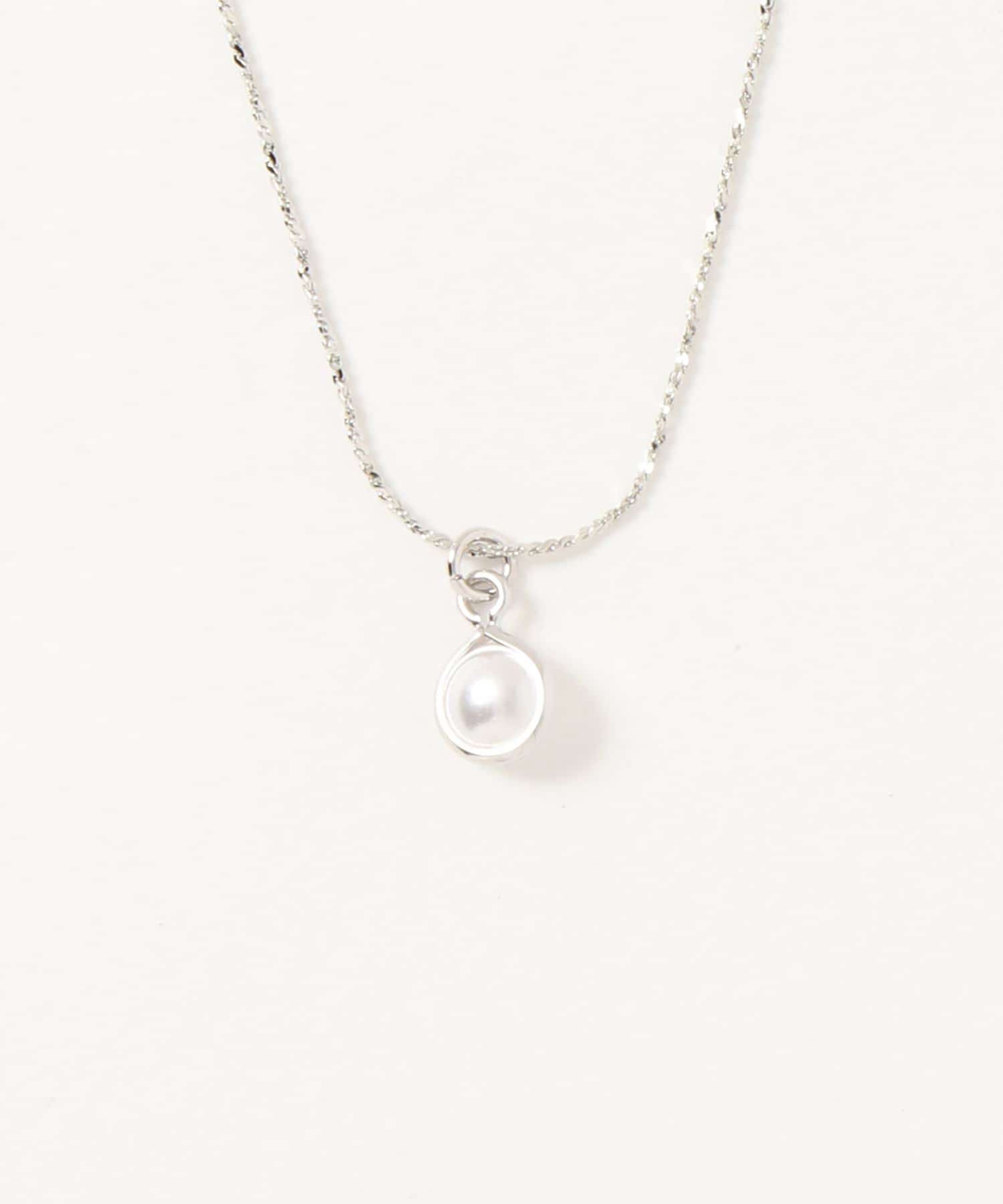 natural couture(ナチュラルクチュール) パールシンプルネックレス