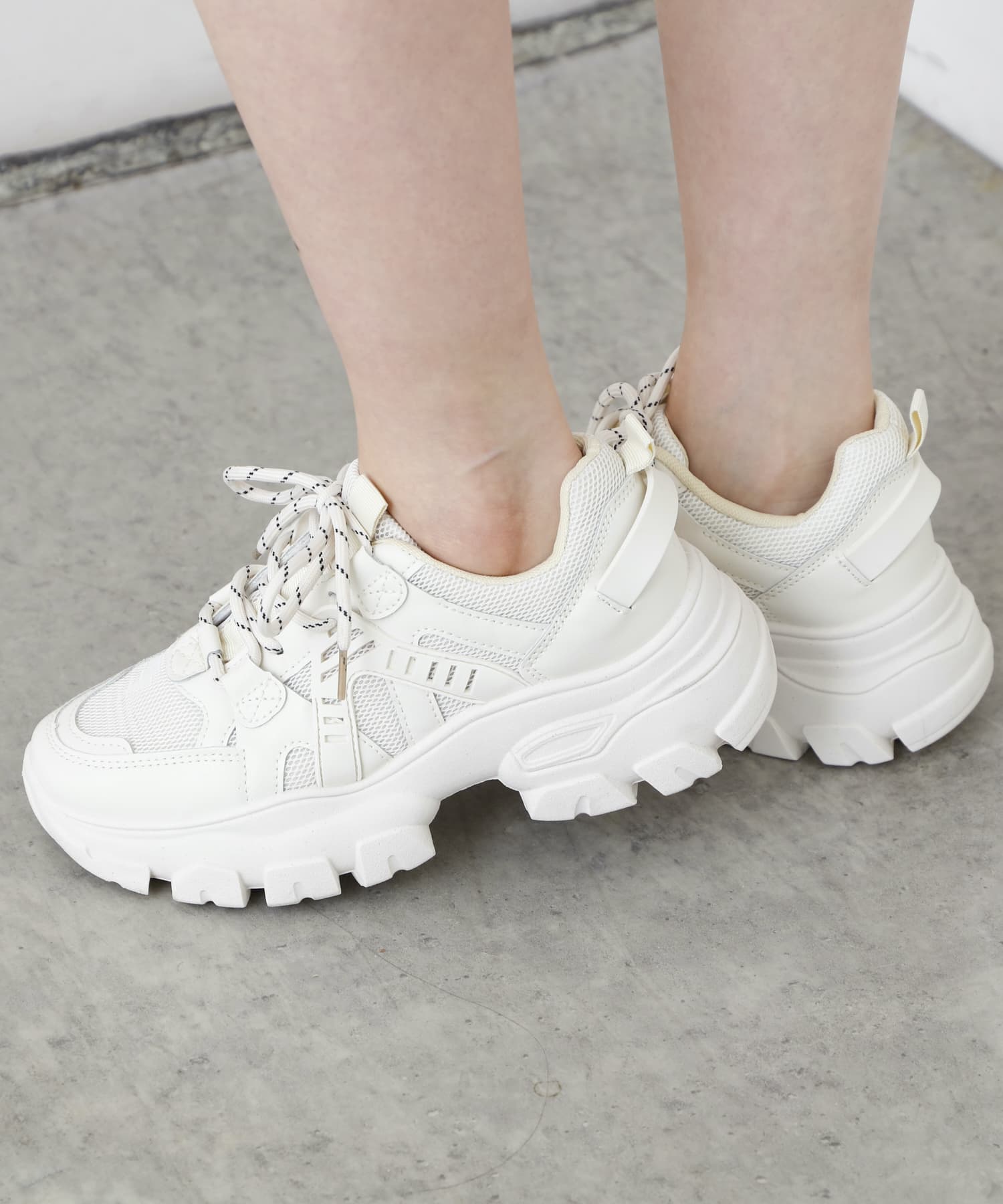NICE CLAUP ナイスクラップ バックストラップスニーカー 春服　シューズ one after another】バックストラップスニーカー | NICE CLAUP