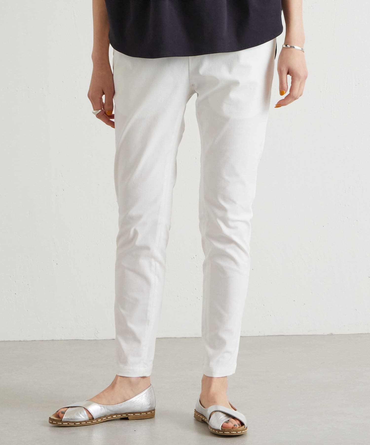 3サイズ展開 綿タックスリムパンツ Beardsley ビアズリー レディース Pal Closet パルクローゼット パルグループ公式ファッション通販サイト