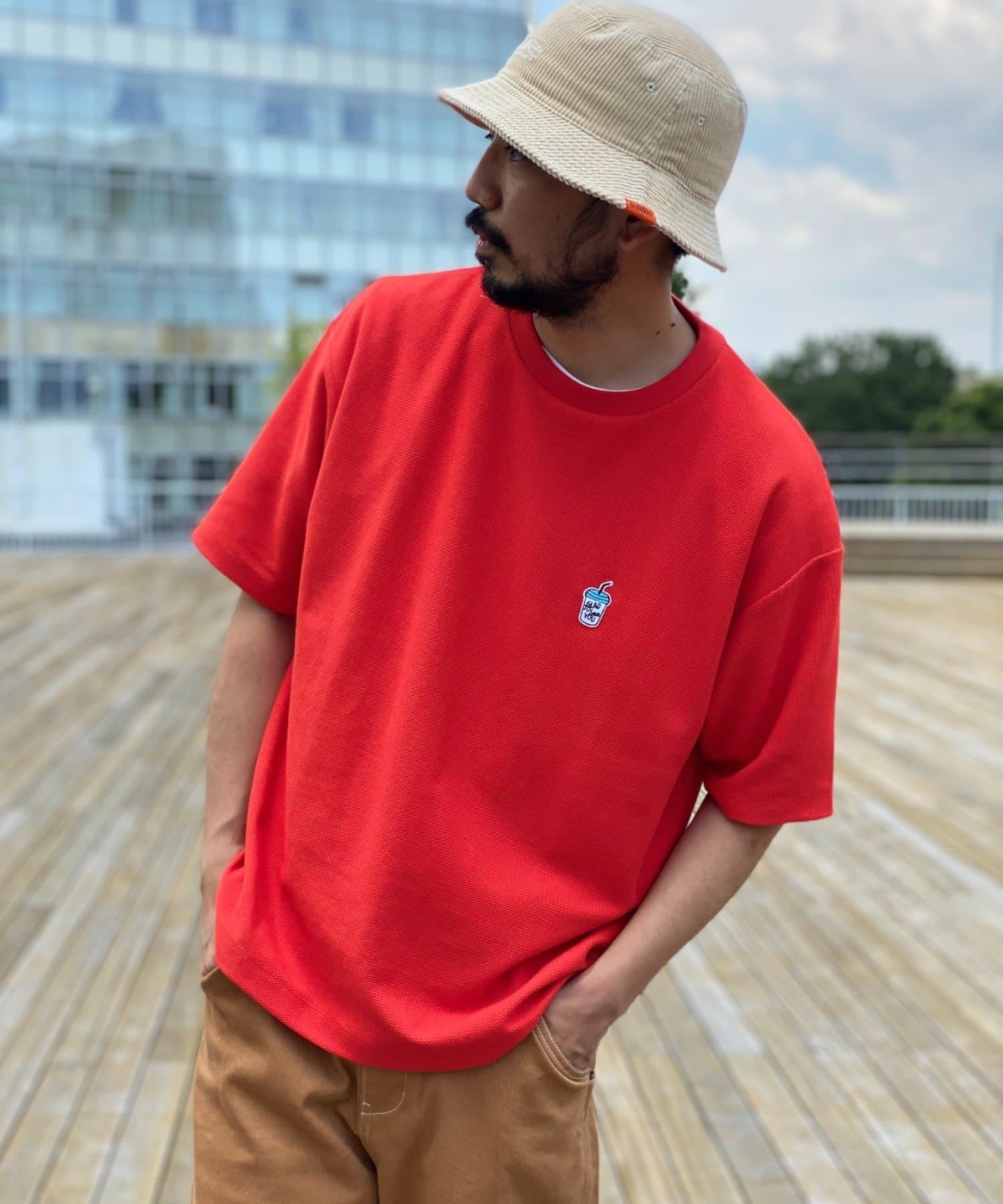 CIAOPANIC TYPY】鹿の子ワンポイント刺繍Tee | OUTLET(アウトレット 