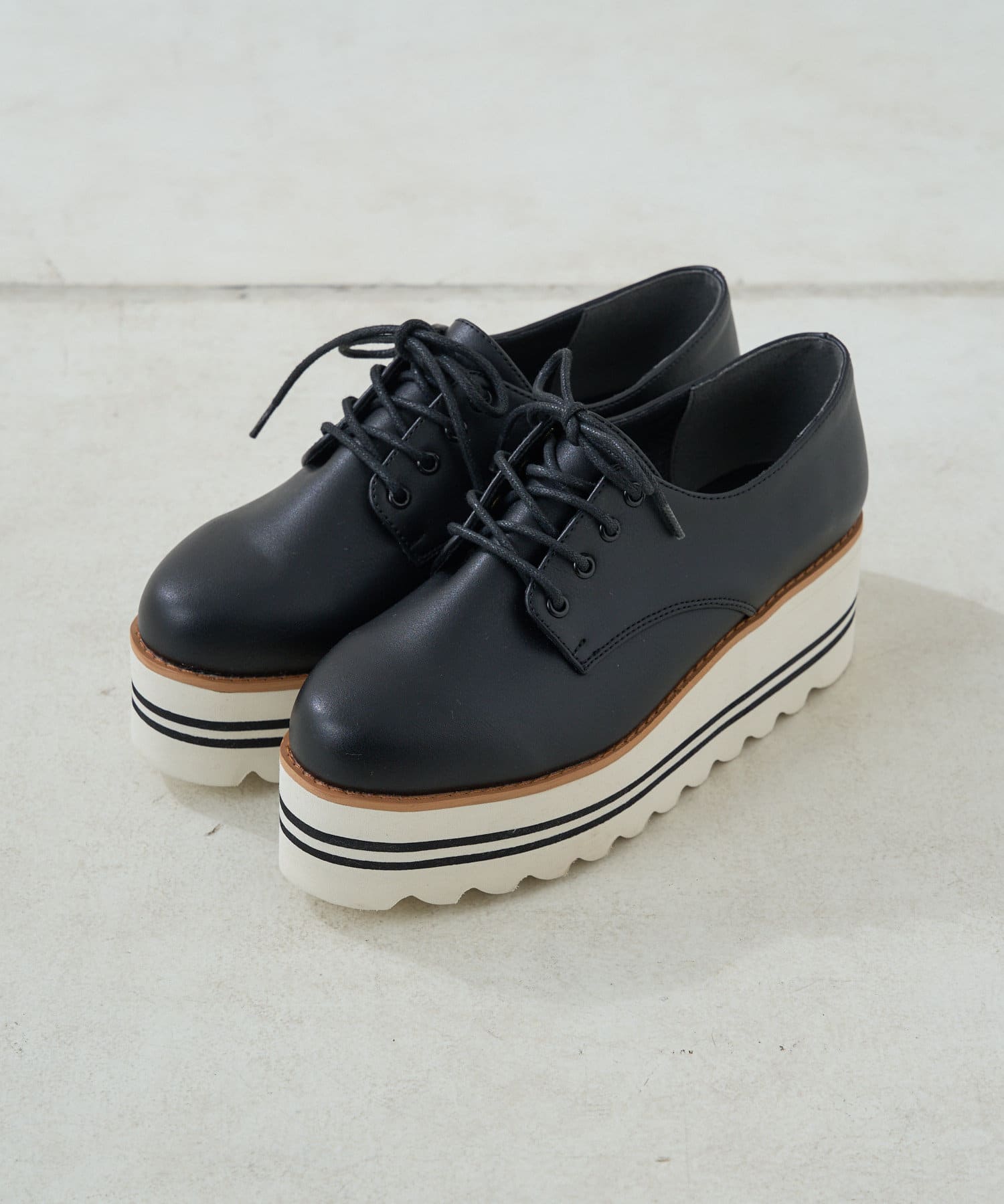 厚底配色レースアップローファー Chico チコ レディース Pal Closet パルクローゼット パルグループ公式ファッション通販サイト